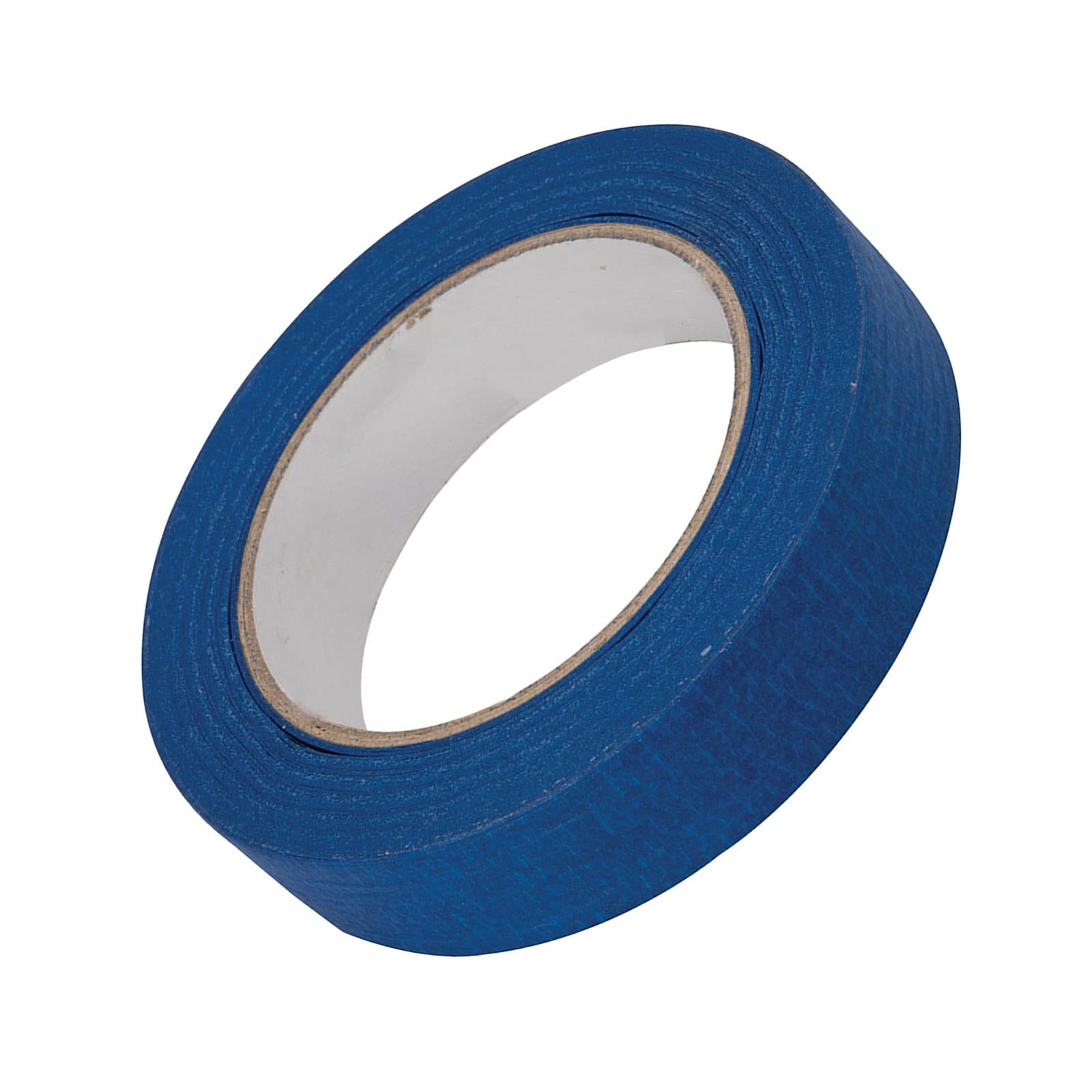 Blue Masking Tape Clean Peel UV Resistant Painters/Decorators 24mm x 50m 12 Roll
