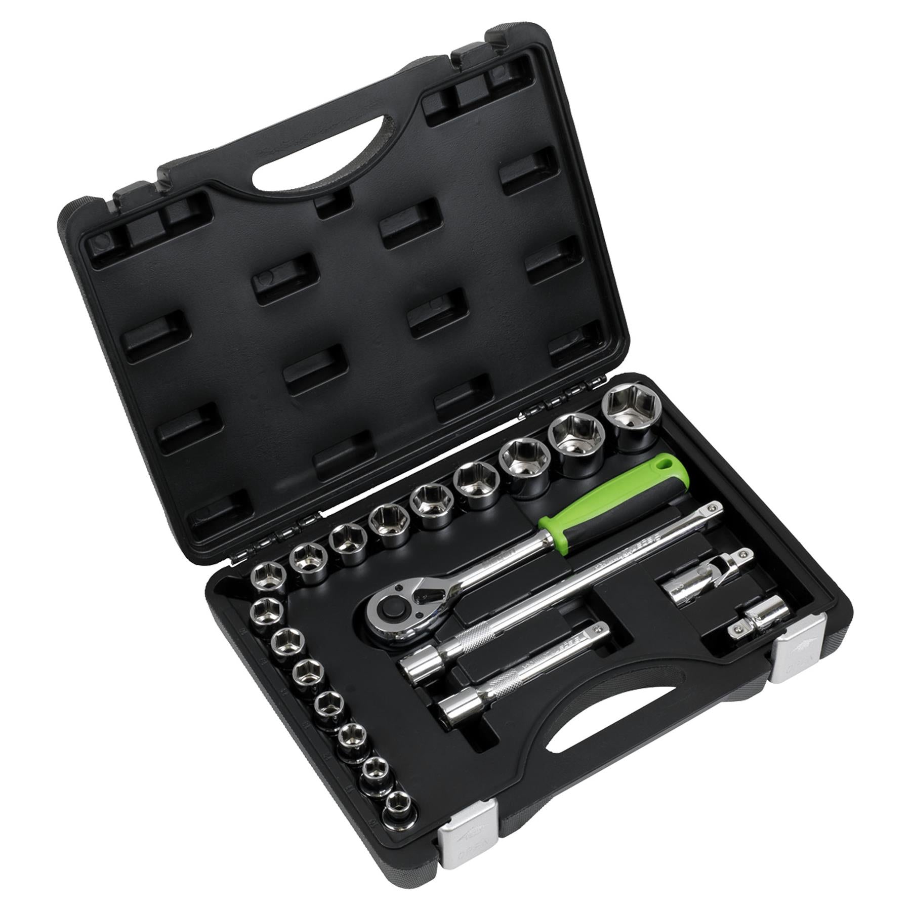 Sealey Socket Set 21pc 1/2"Sq Drive Metric