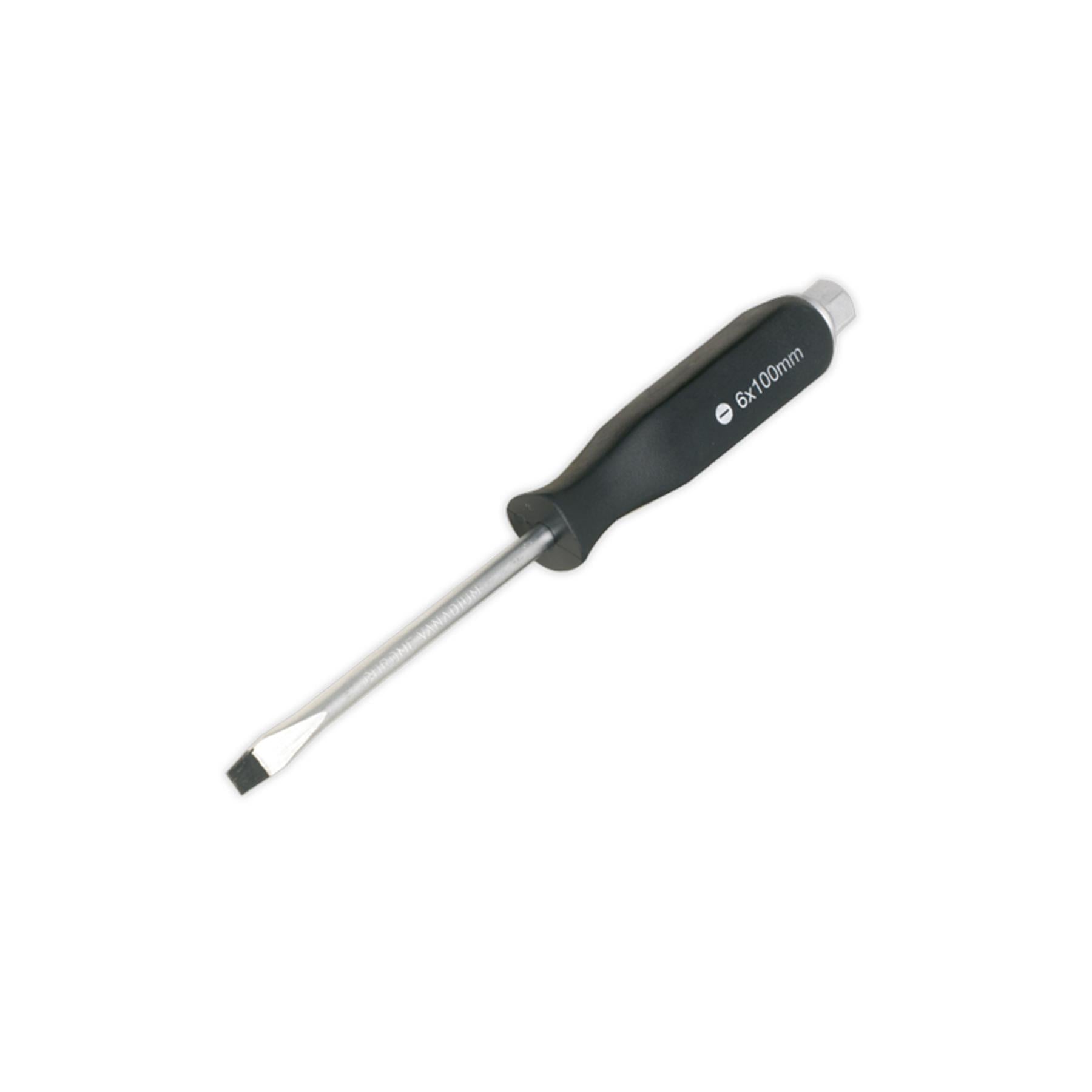 Sealey Screwdriver Set 6pc Hammer-Thru