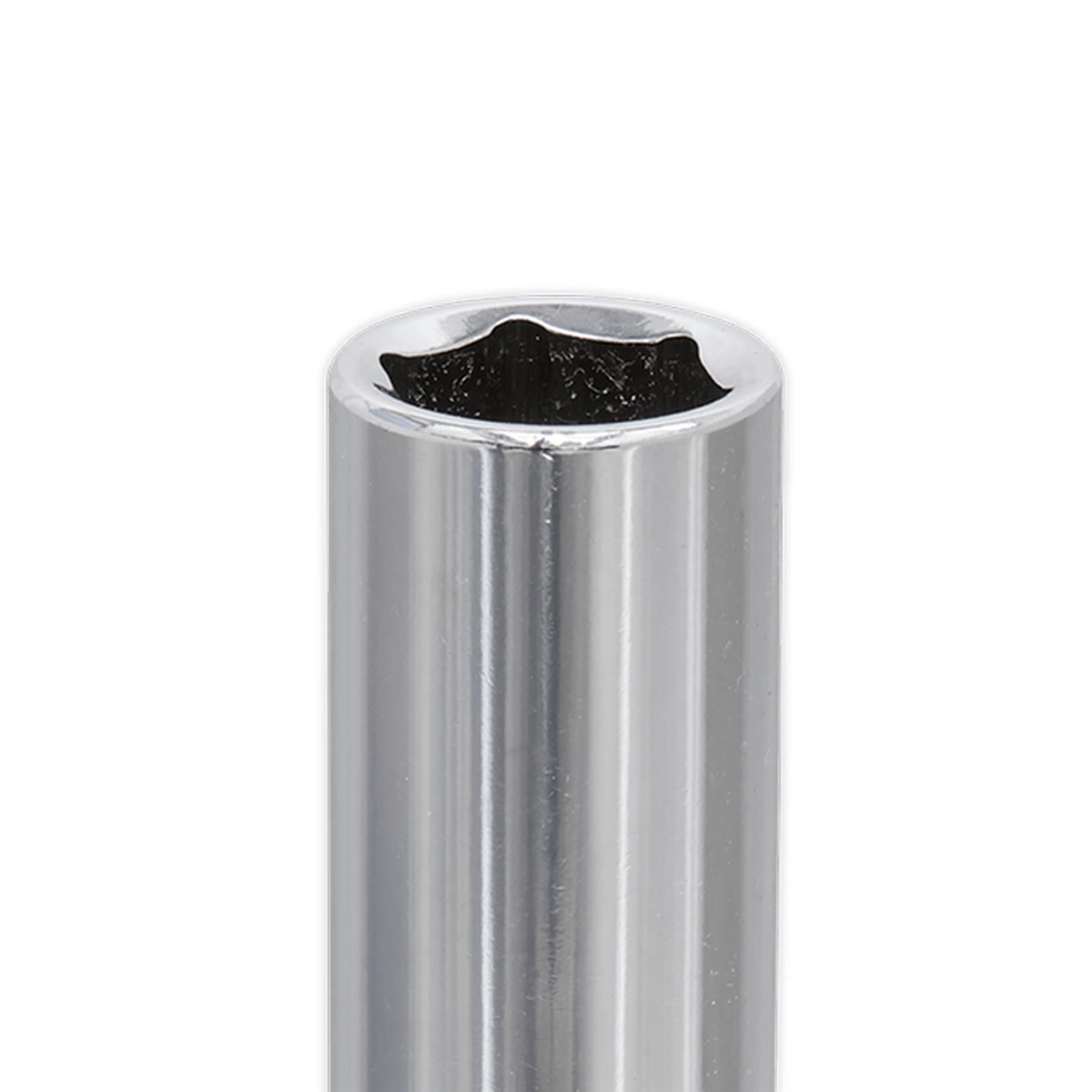 Sealey WallDrive Socket 14mm Deep 1/2"Sq Drive Carbon Steel