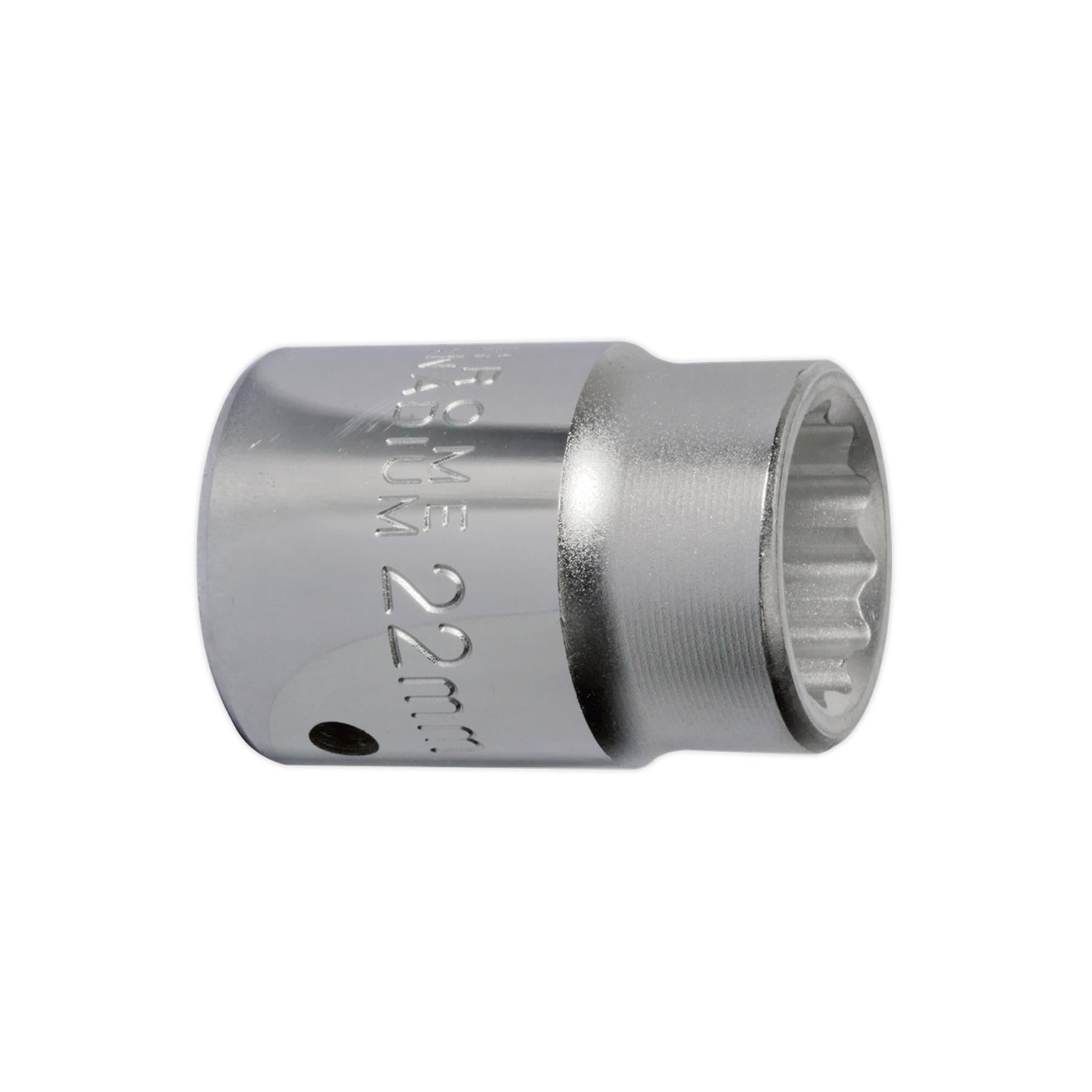 Sealey WallDrive Socket 22mm 3/4"Sq Drive