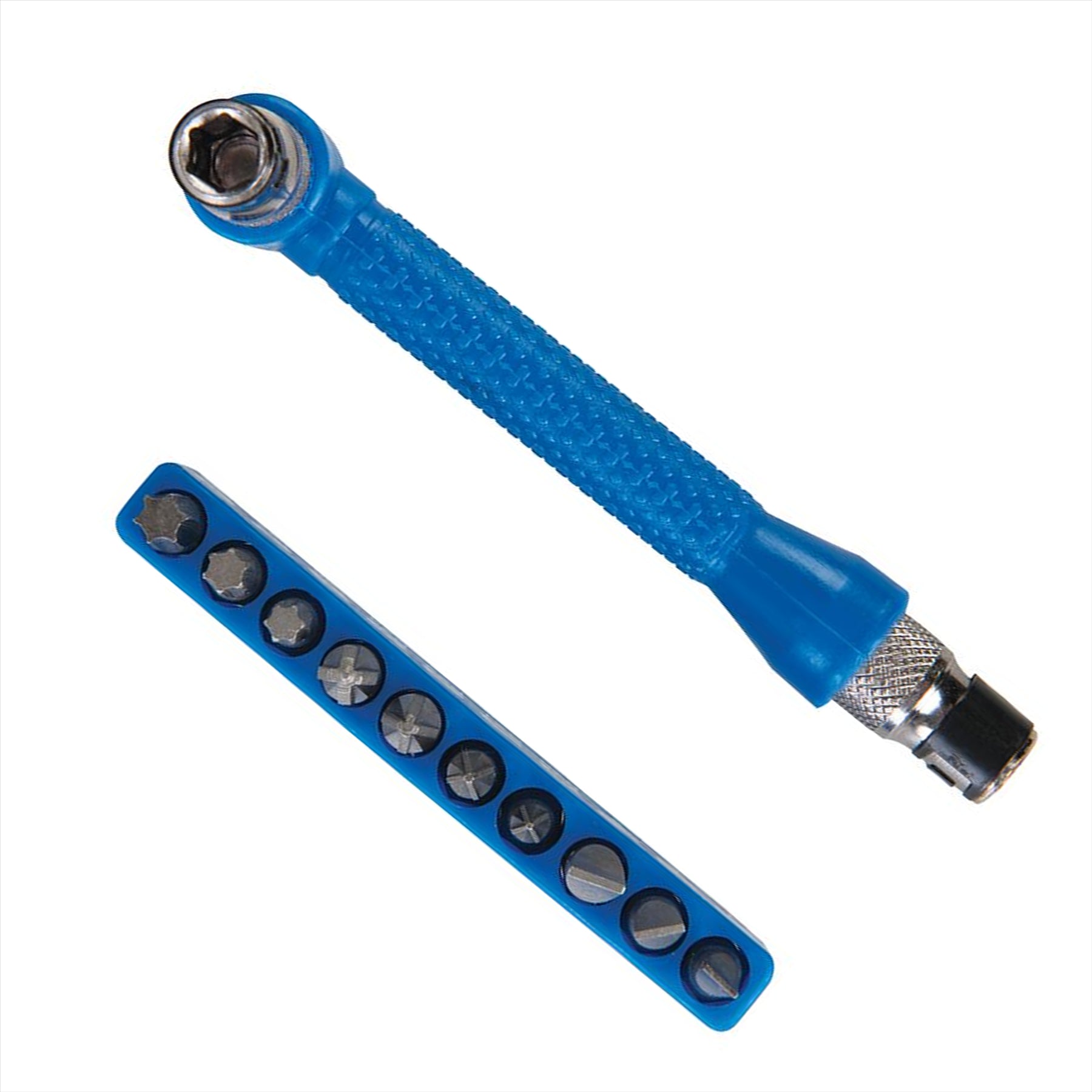 Angle Screwdriver Bit Holder Set Corossion Resistant & Steel Construction 12Pc