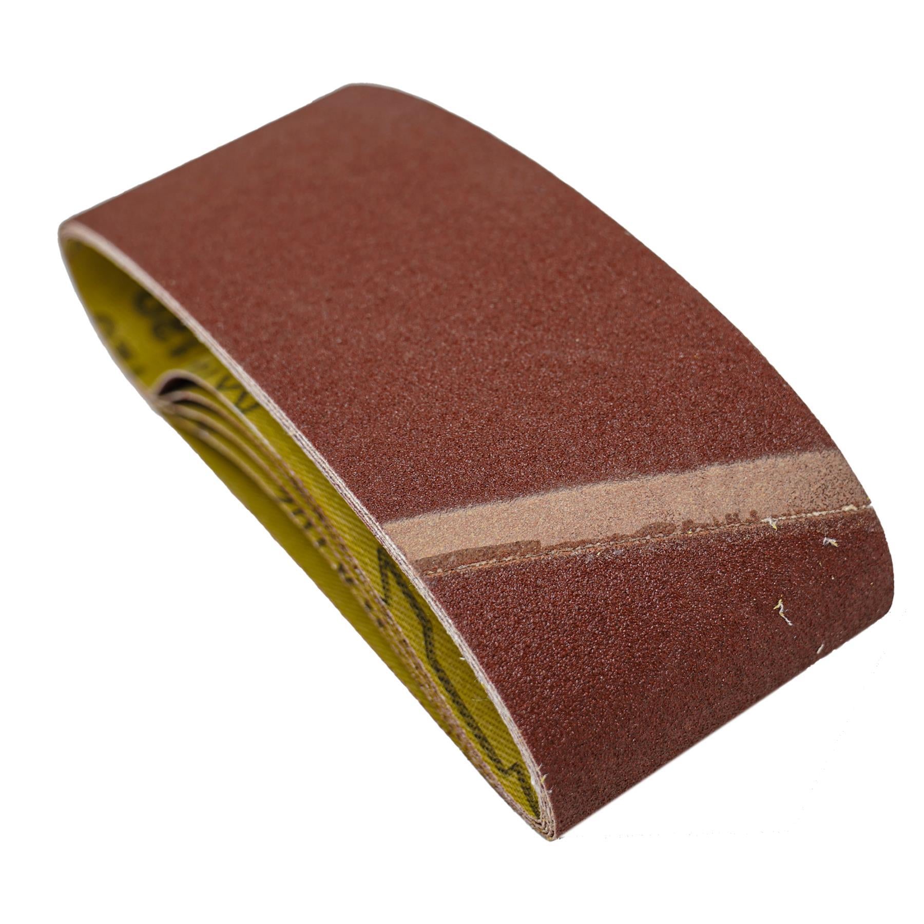 20 X Power Tool Sander Sanding Belt Belts 75mm X 457mm 120 Grit Fine New