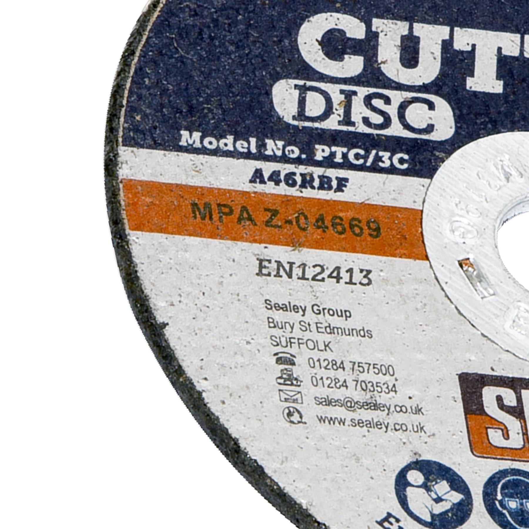 Sealey Cutting Disc 75 x 2mm 10mm Bore Grinding and cutting power tools