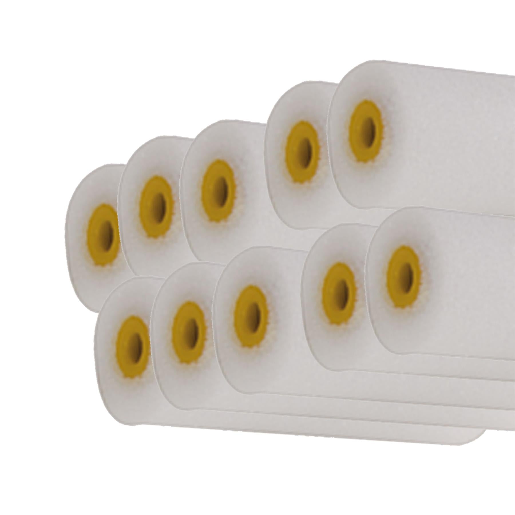 10Pk 100mm Mini Roller Sleeves Suitable For Use With Emulsion Or Gloss