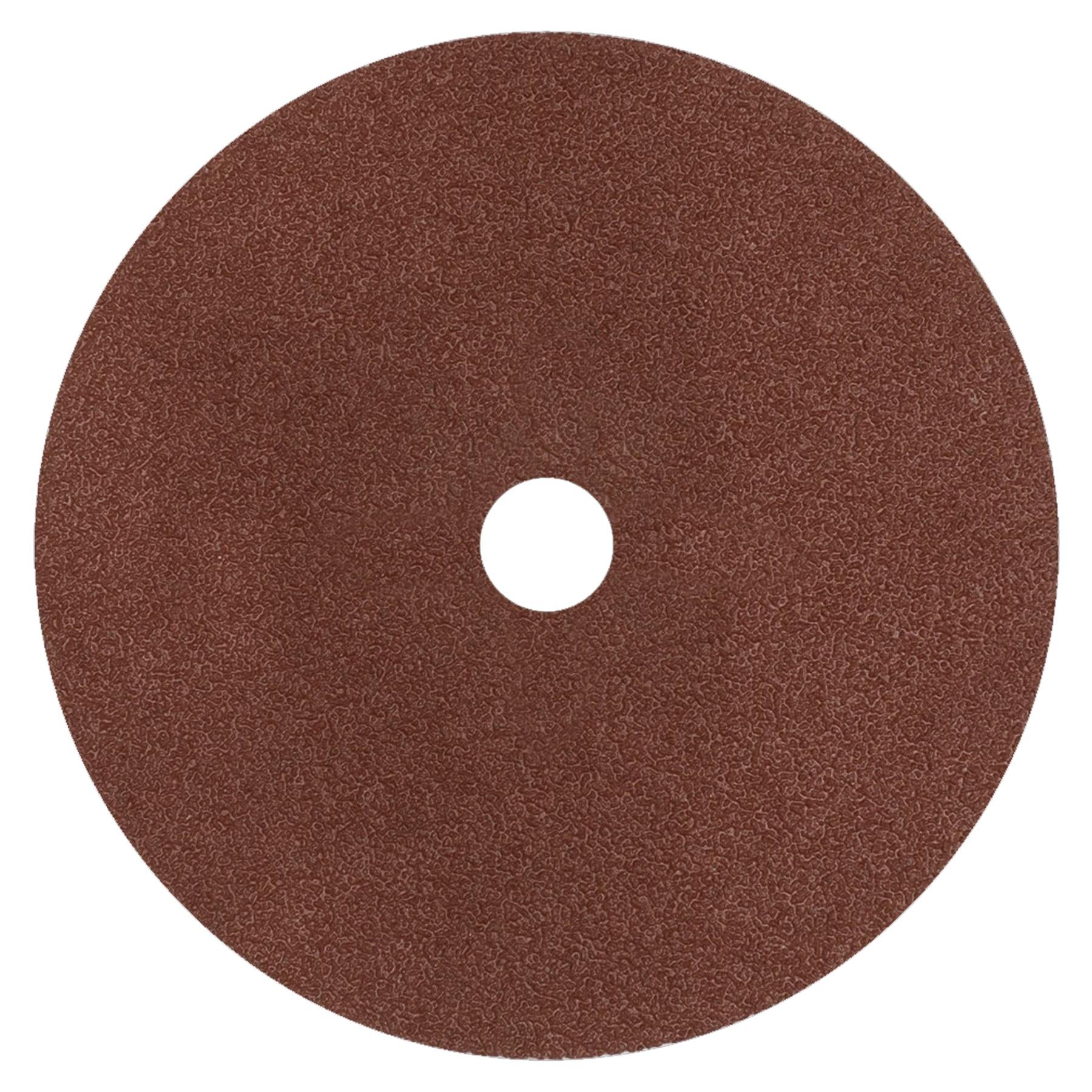 Fibre Backed Disc 175mm - 40Grit Pack of 25. Sealey