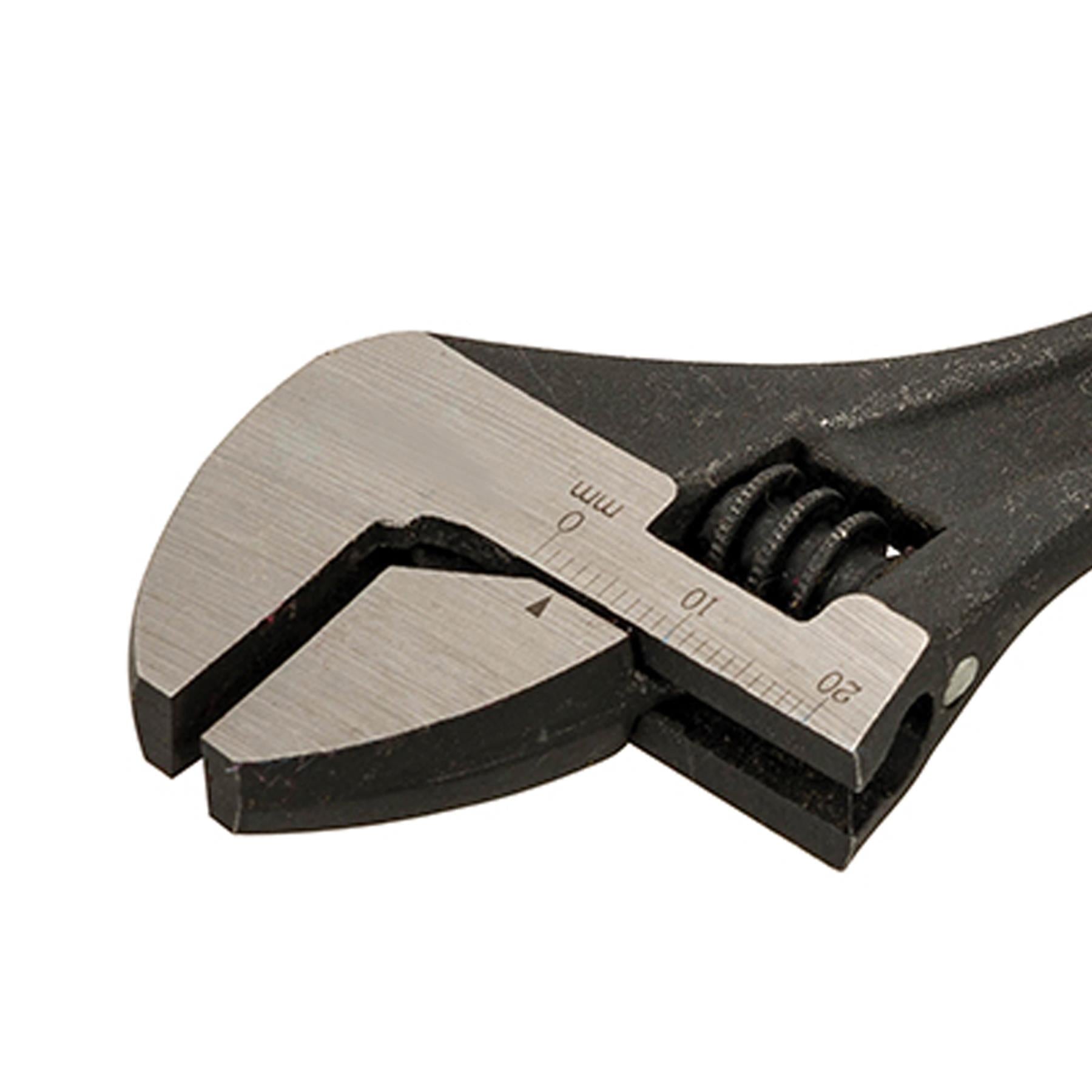 Expert Adjustable Wrench 150mm Length - Jaw 17mm Laser-Marked Graduations