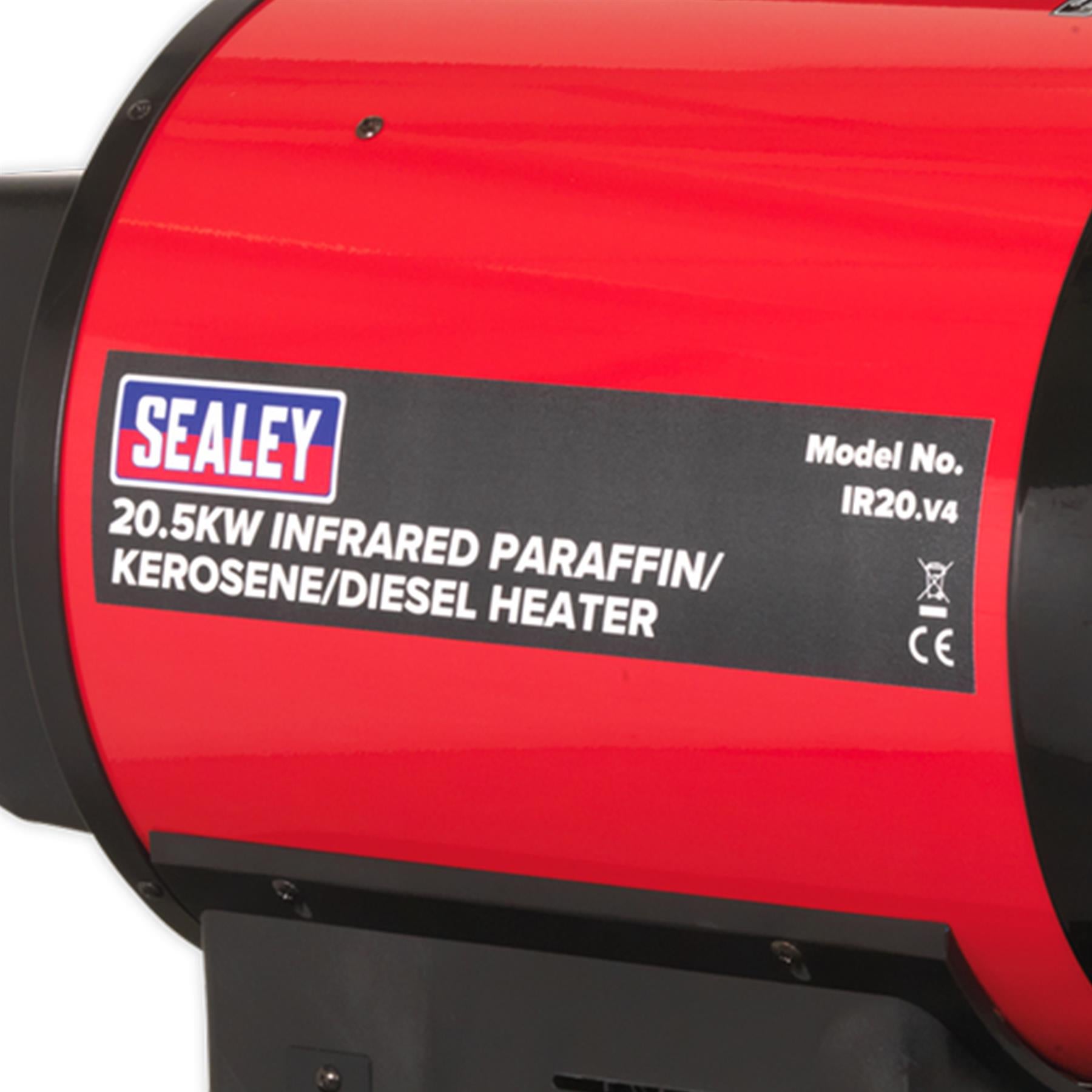 Sealey Infrared Paraffin/Kerosene/Diesel Heater 20.5kW 230V
