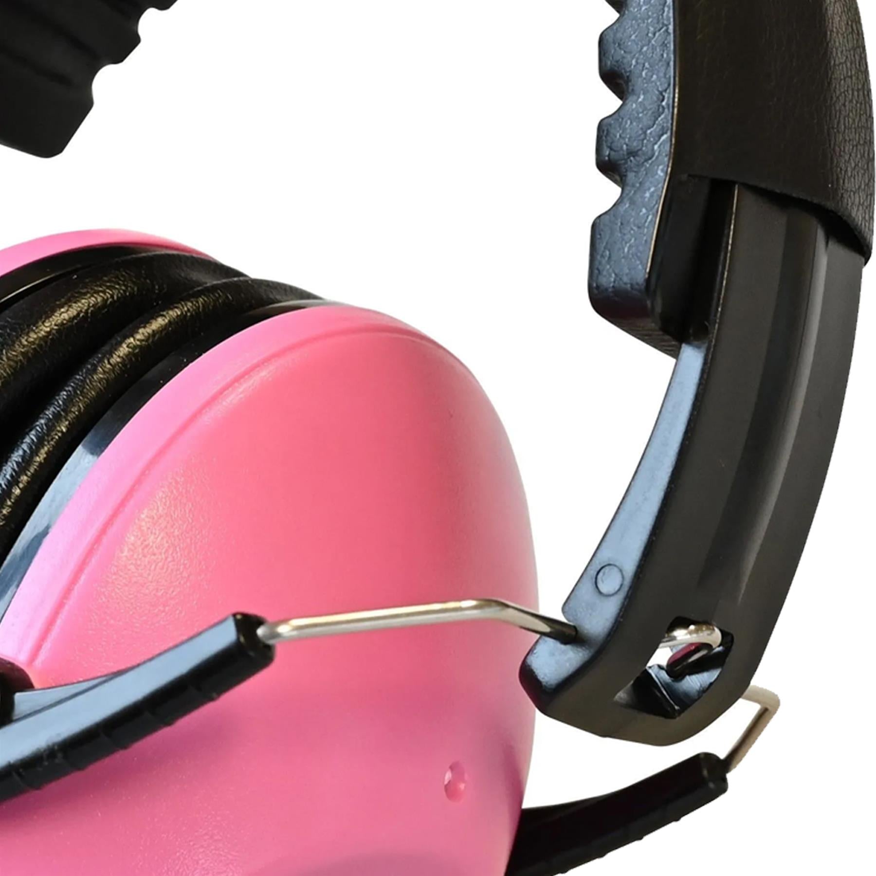 Junior Children's Ear Defenders Noise Reduction Lightweight Ear Muffs SNR27 Pink