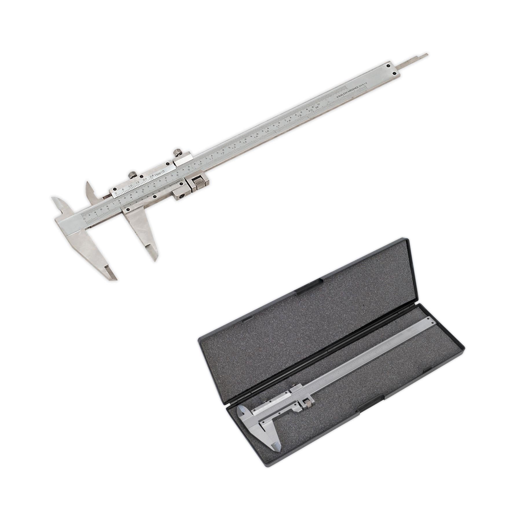 Sealey Vernier Caliper 200mm(8") (0.02mm - 1/1000" Acc)