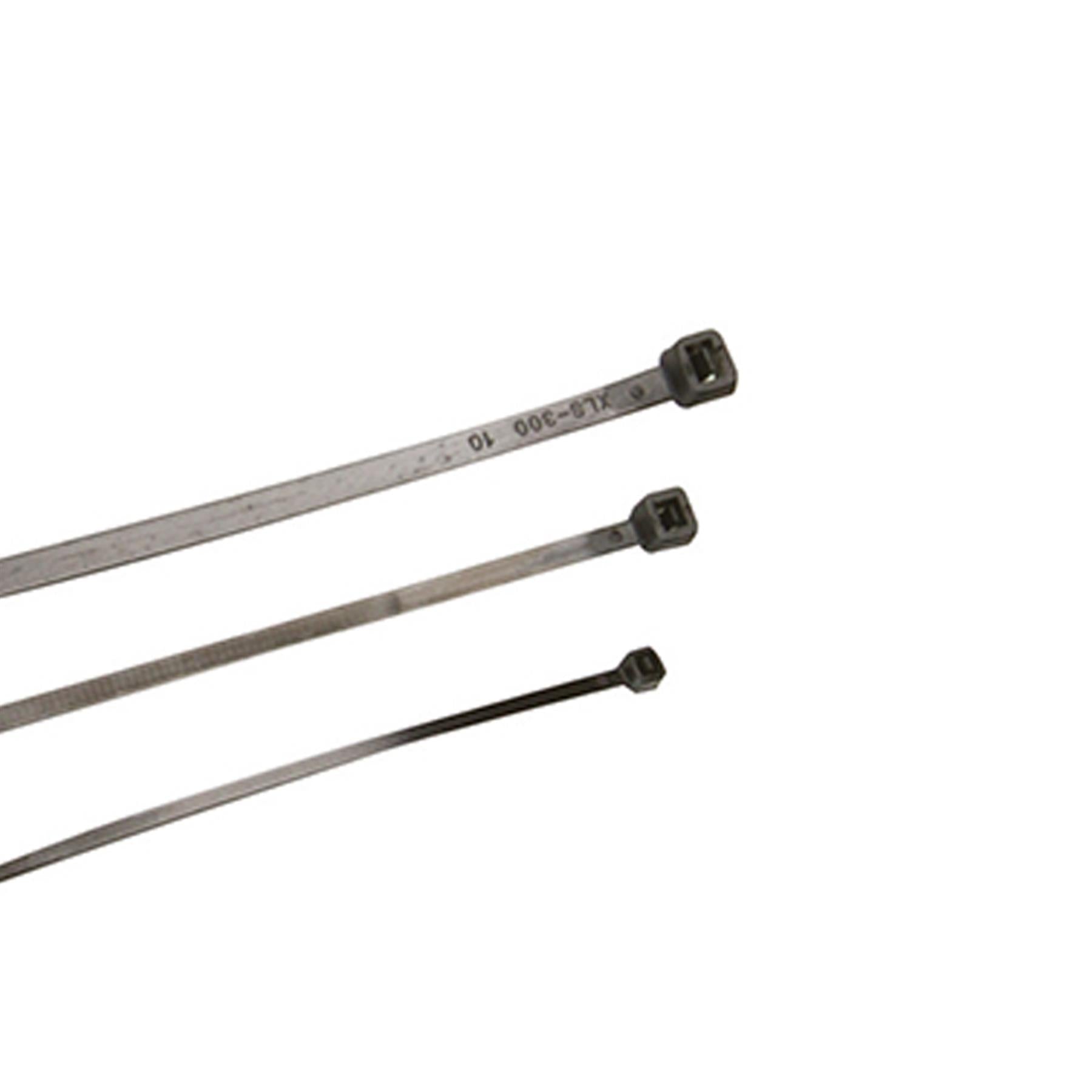 1000Pce Nylon Cable Ties Assortment Pack Black & White Nylon Ties Bundling