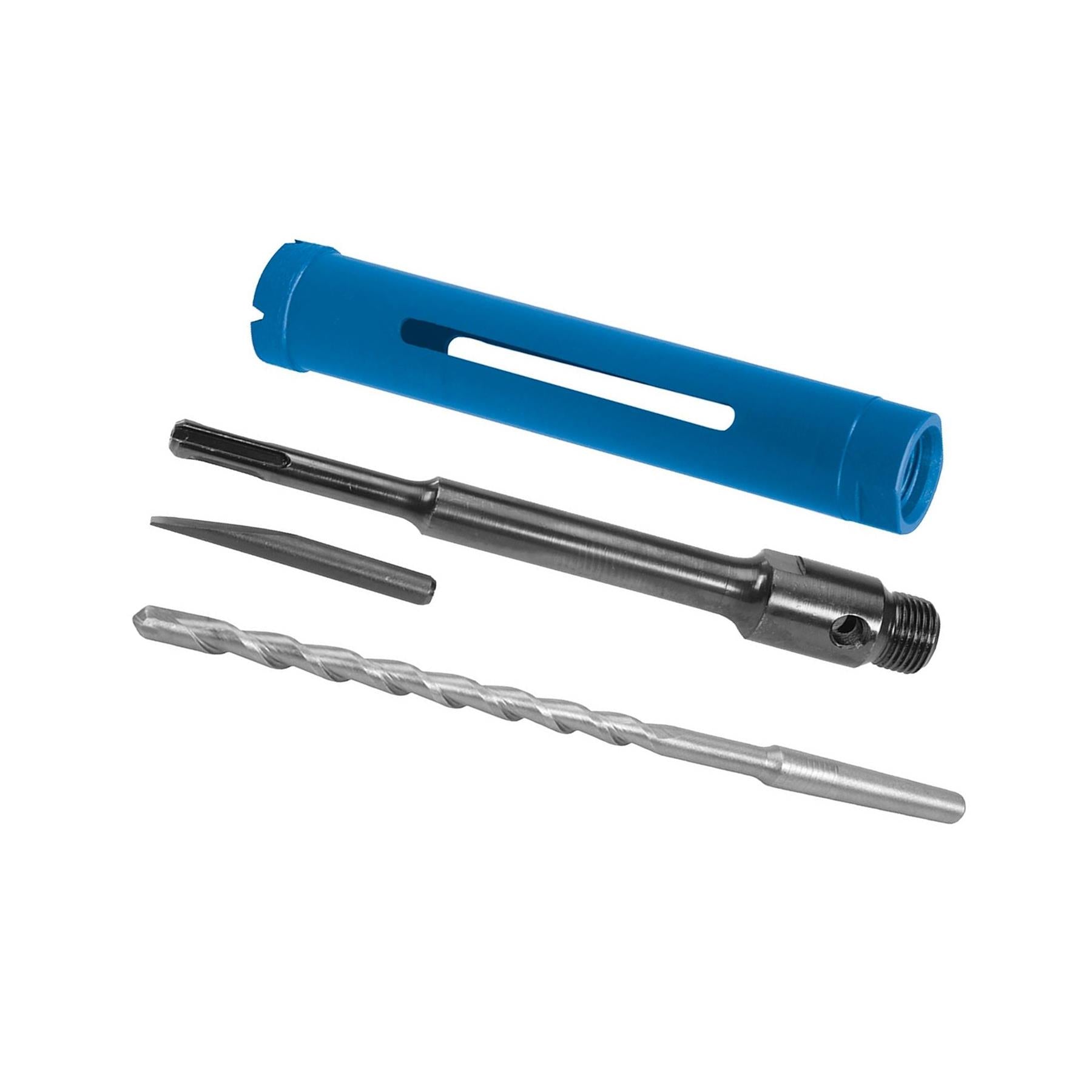 New 32mm X 150mm Diamond Core Hole Saw With Hex Arbor & Pilot Hole Drill Brick