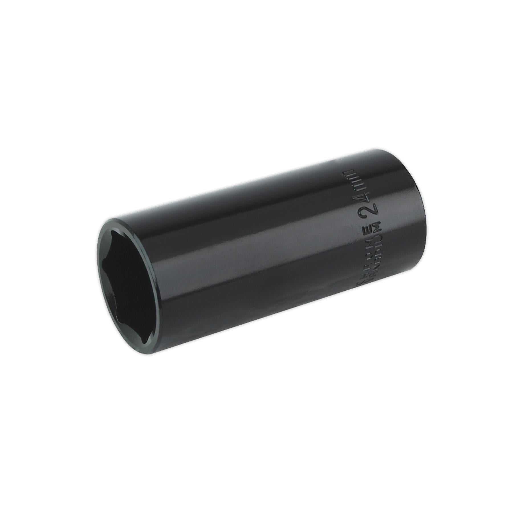Sealey Impact Socket 24mm Deep 1/2"Sq Drive