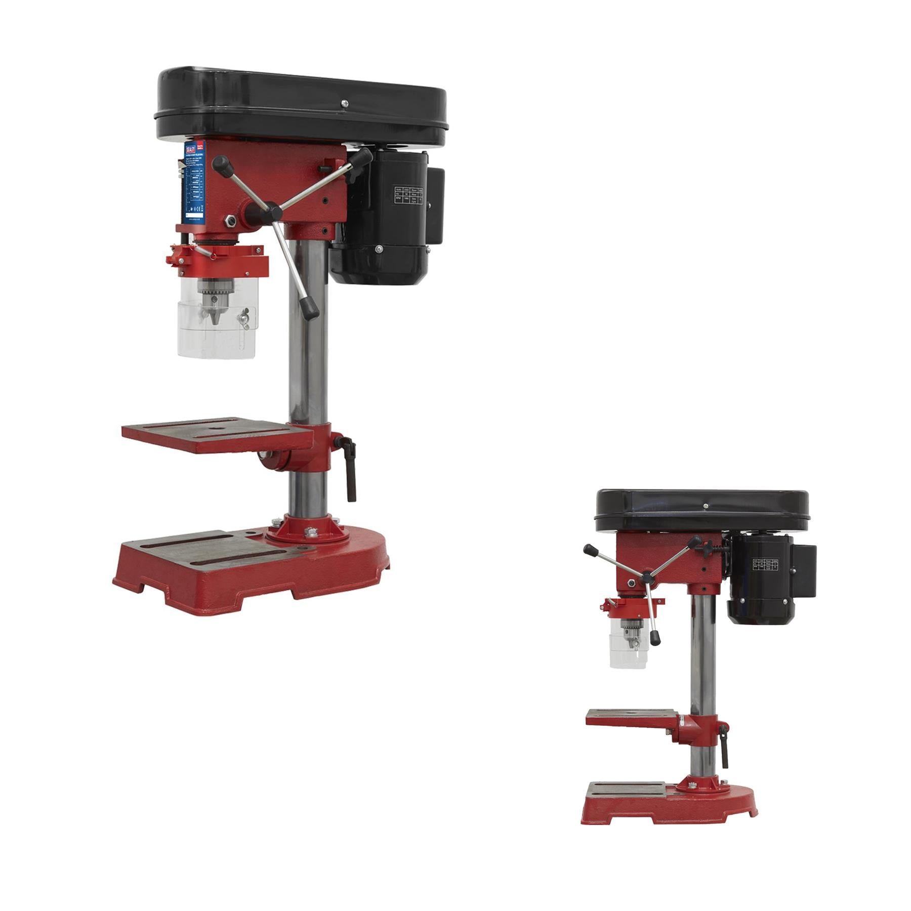 Sealey Pillar Drill 5-Speed Hobby Model 580mm Height 350W/230V