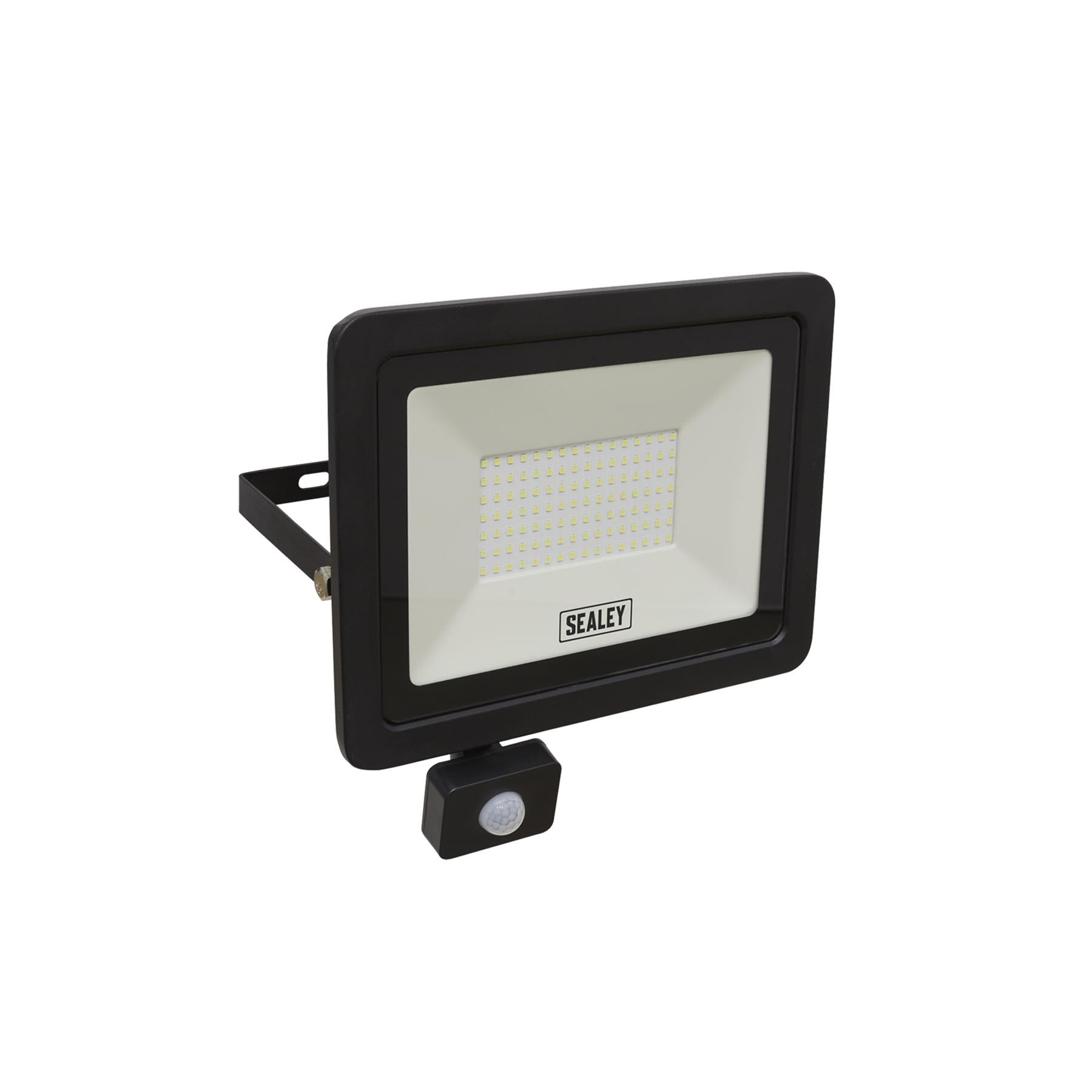 Extra Slim Floodlight with PIR Sensor 100W SMD LED. Sealey