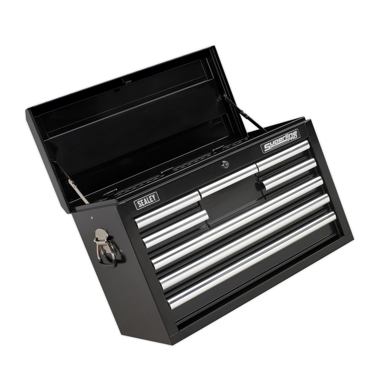 Sealey AP33089B Topchest 8 Drawer with Ball Bearing Runners - Black