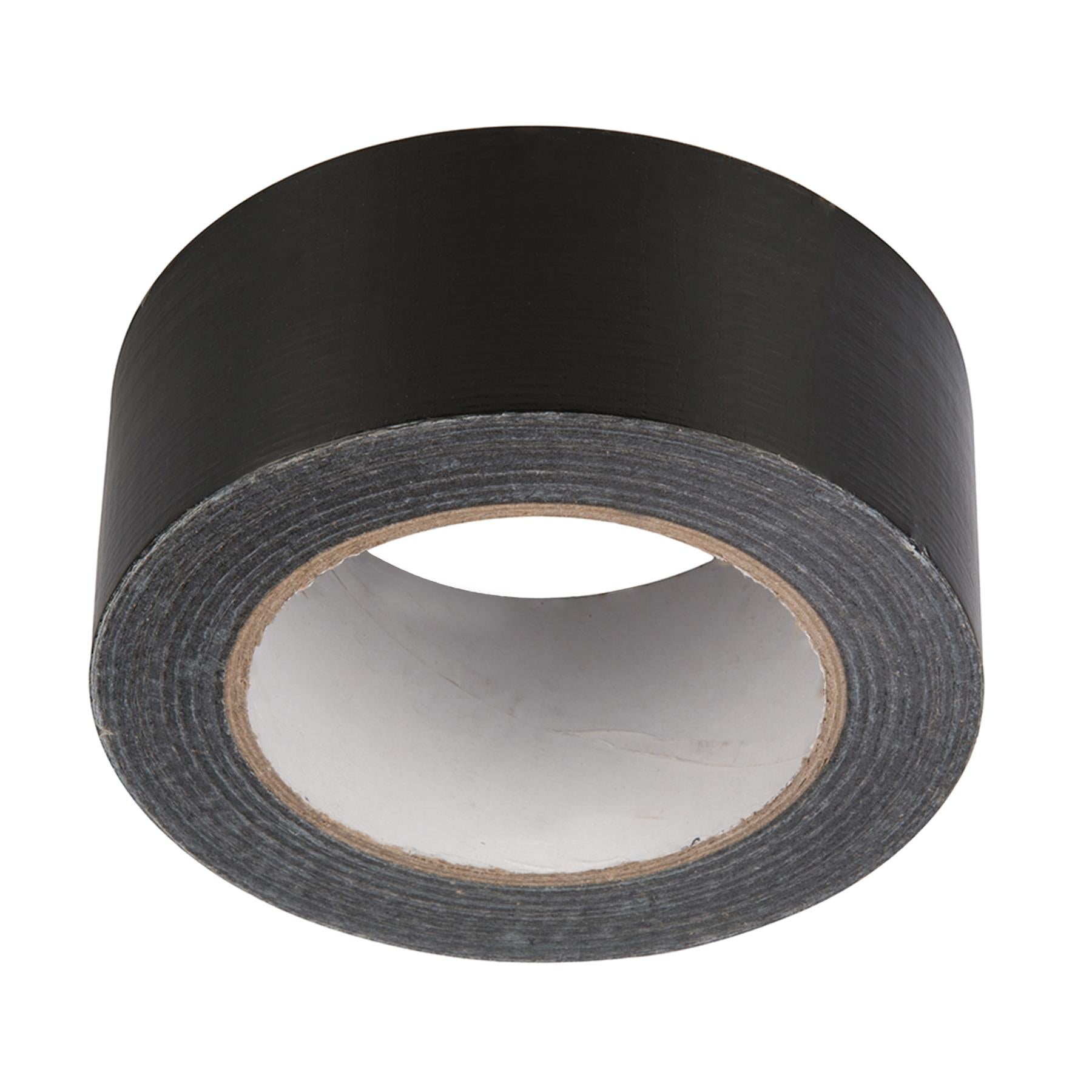 Duct Tape - 50mm X 50M Black Polyethylene-Coated With Hot-Melt Glue Adhesive