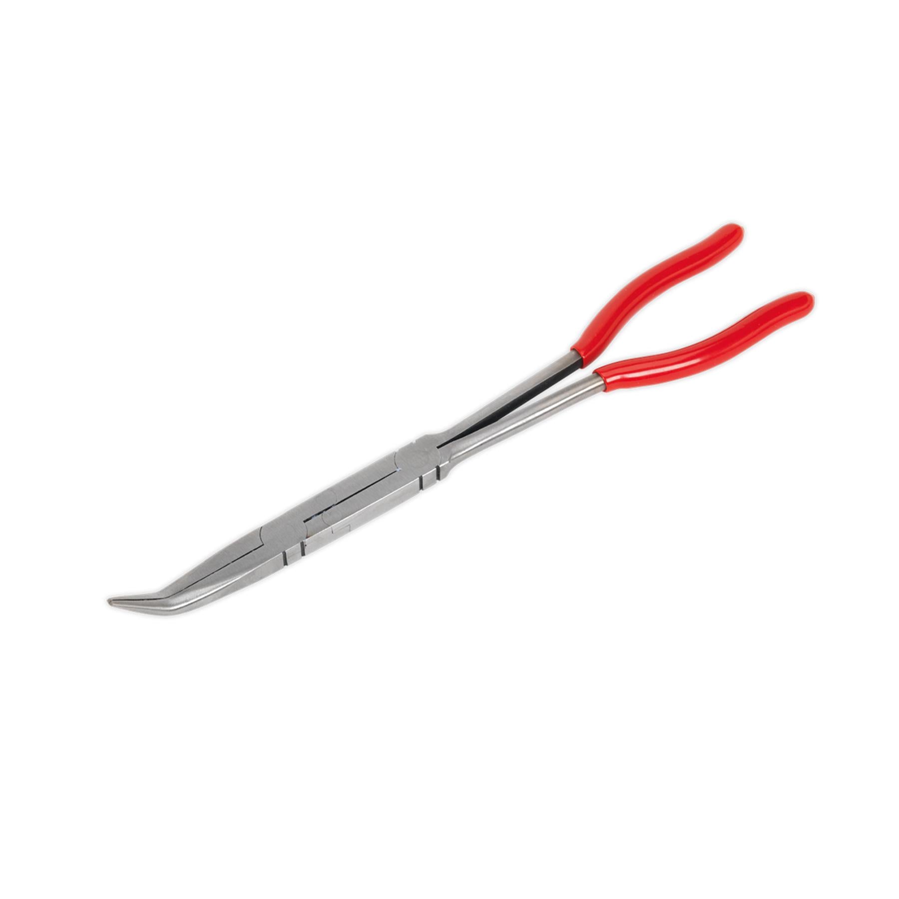 Sealey Flat Nose Pliers Double Joint Long Reach 335mm