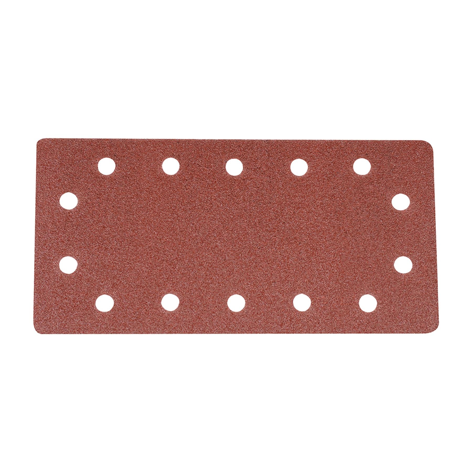 1/2 Punched Sanding Sheets 40Pk Assorted Grit 60 80 120 240 Hook & Loop