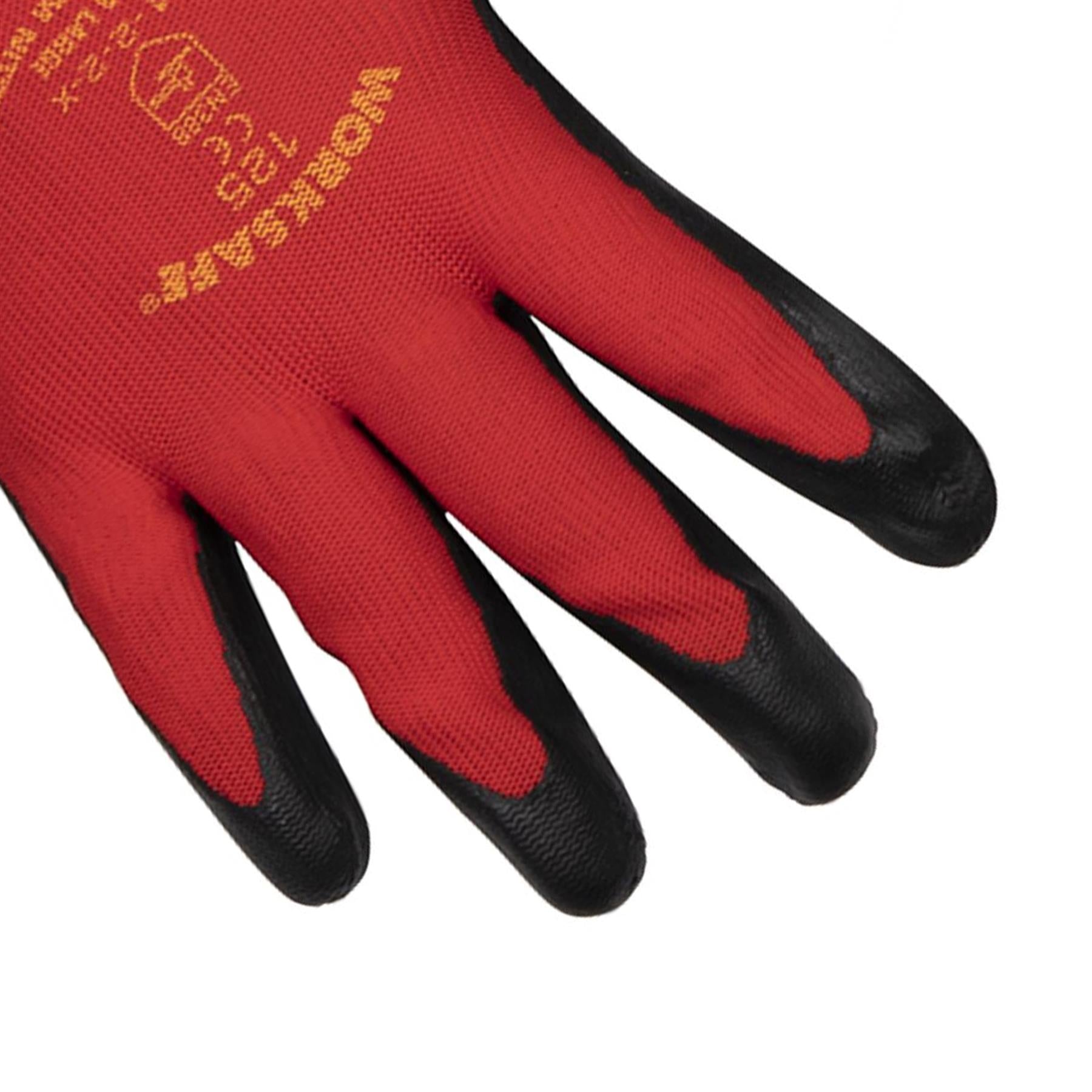 Sealey Flexi Grip Nitrile Palm Gloves (X-Large) - Pack of 6 Pairs
