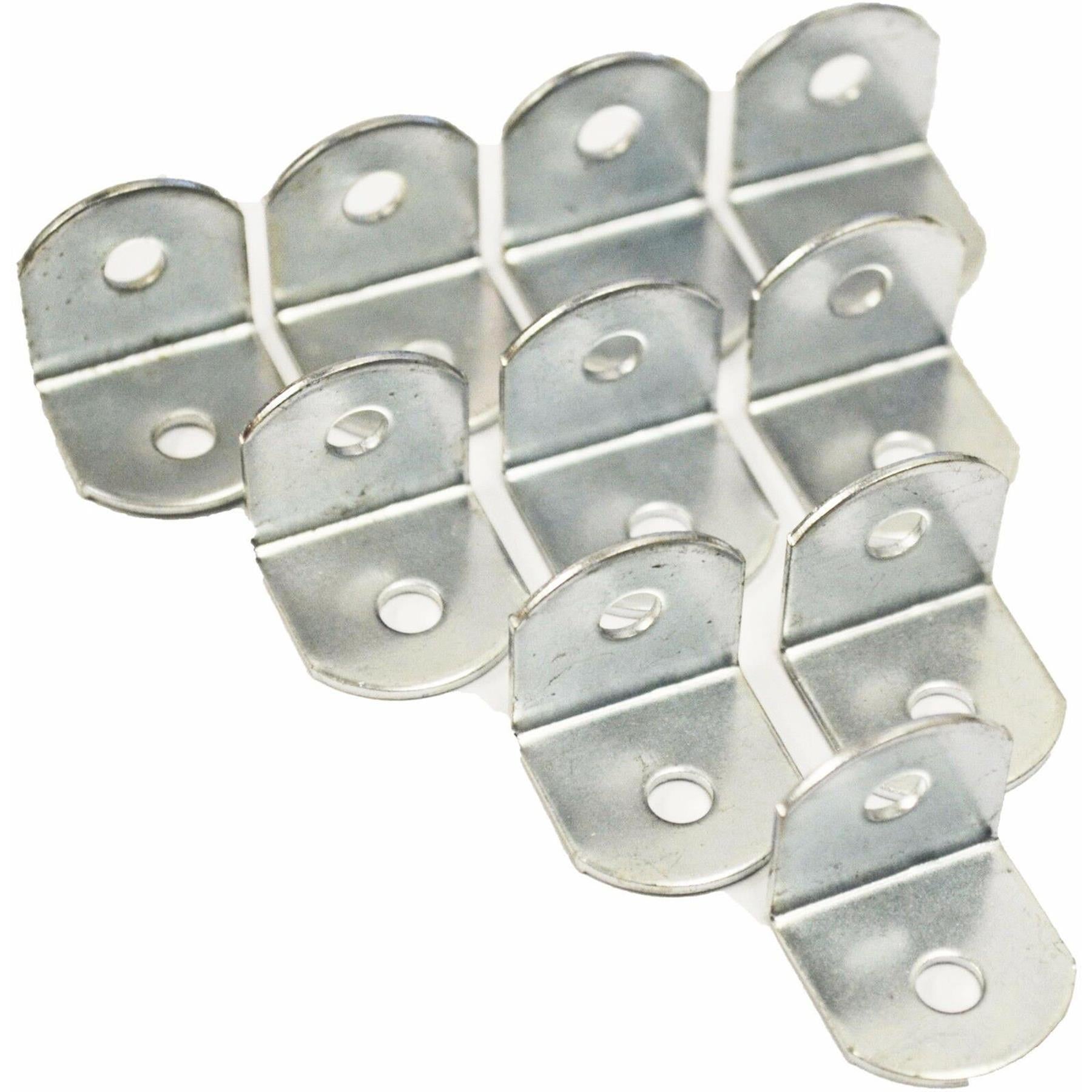 Angle Braces Corossion Free Zinc Plated For Shelving & Bracing 10Pk 19X19X1.5mm