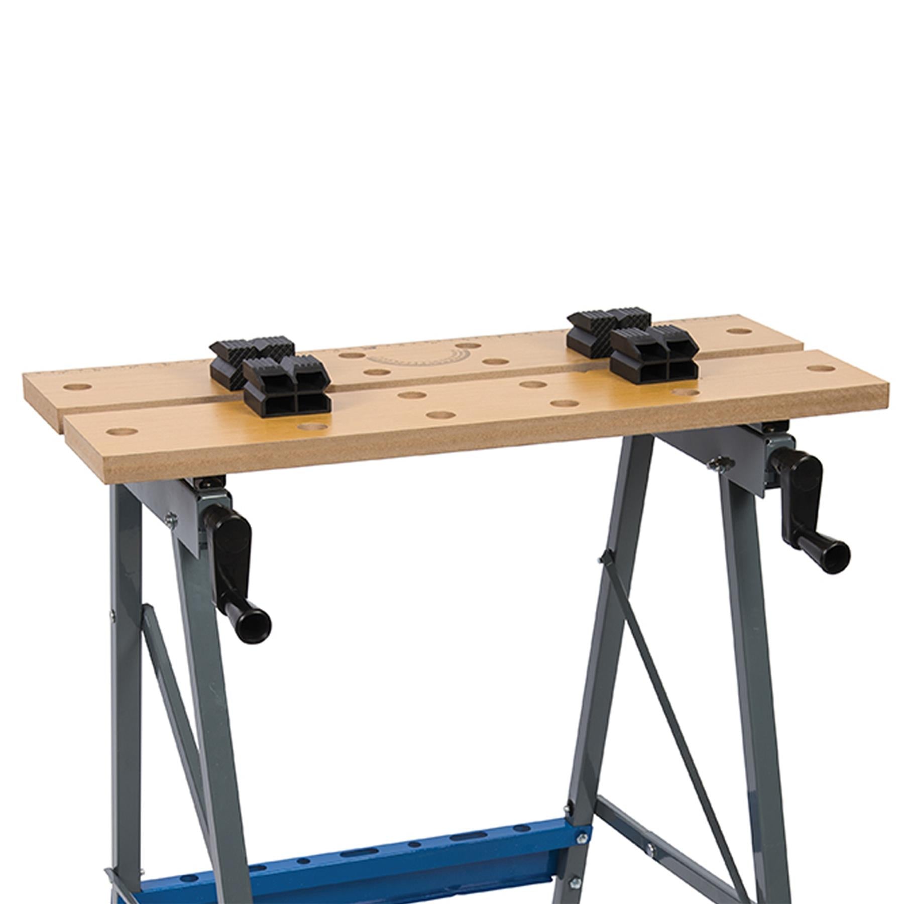 Portable Workbench 100Kg DIY Tools Includes 2 X Worktops Size 560 X 110mm