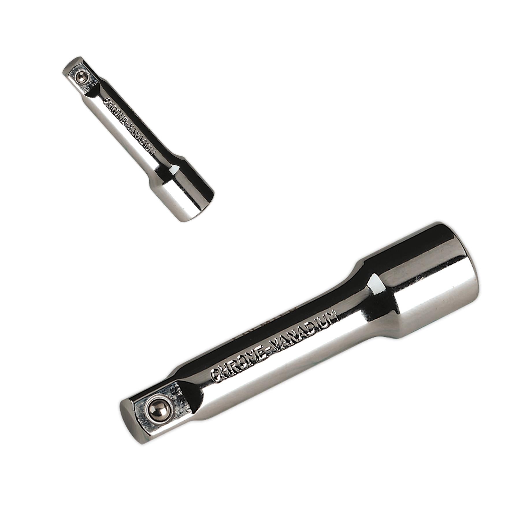 Sealey Extension Bar 75mm 3/8"Sq Drive Chrome Vanadium Steel