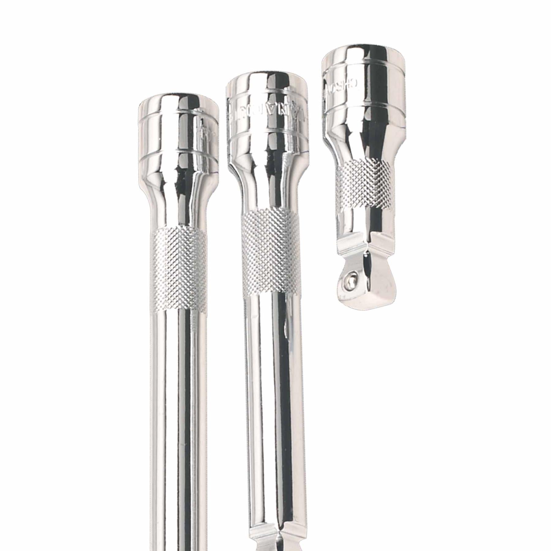 Sealey Wobble/Rigid Extension Bar Set 3pc 1/2"Sq Drive