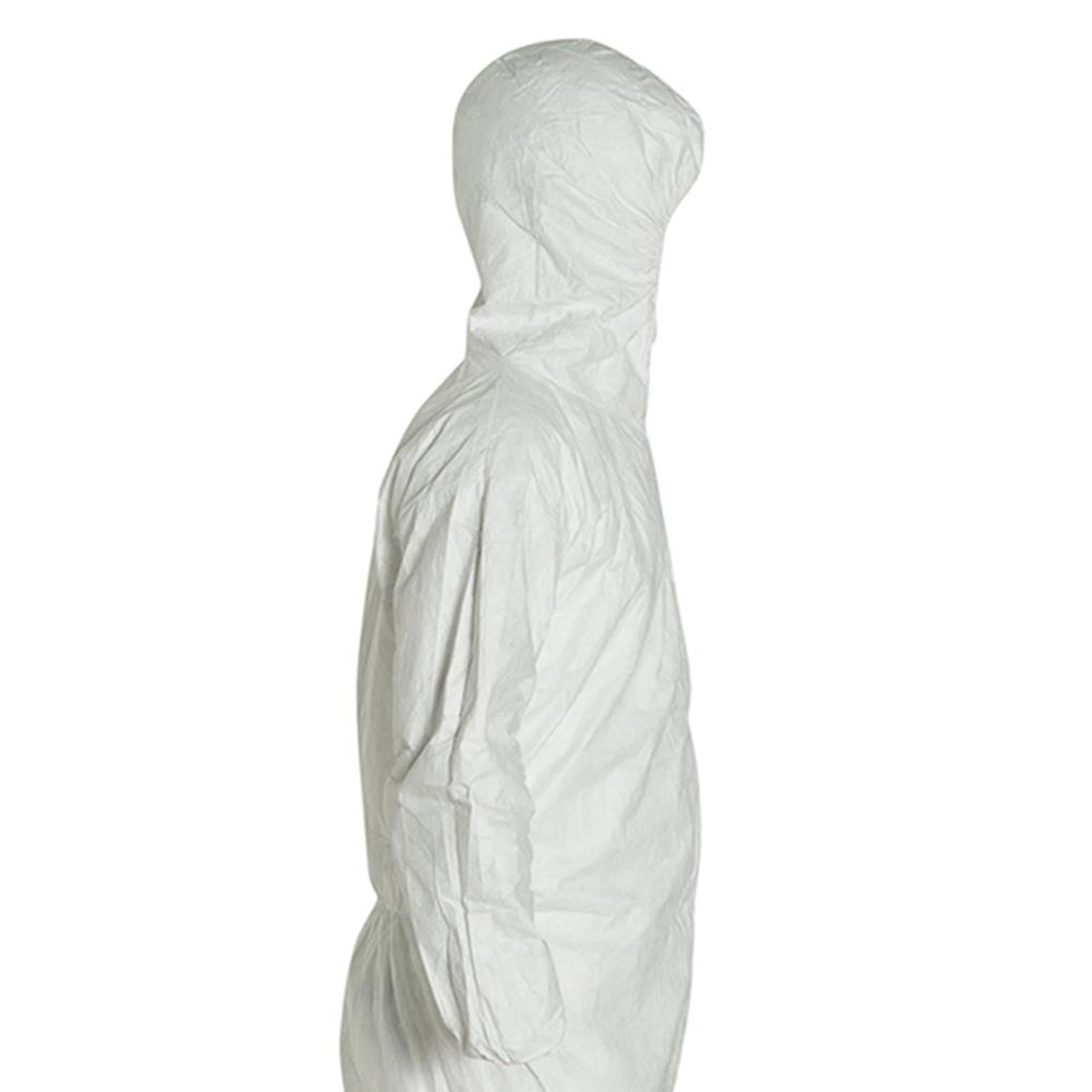 Protective Disposable Overall Boiler Paper Suit Coveralls Protection Suit 2Pcs Large