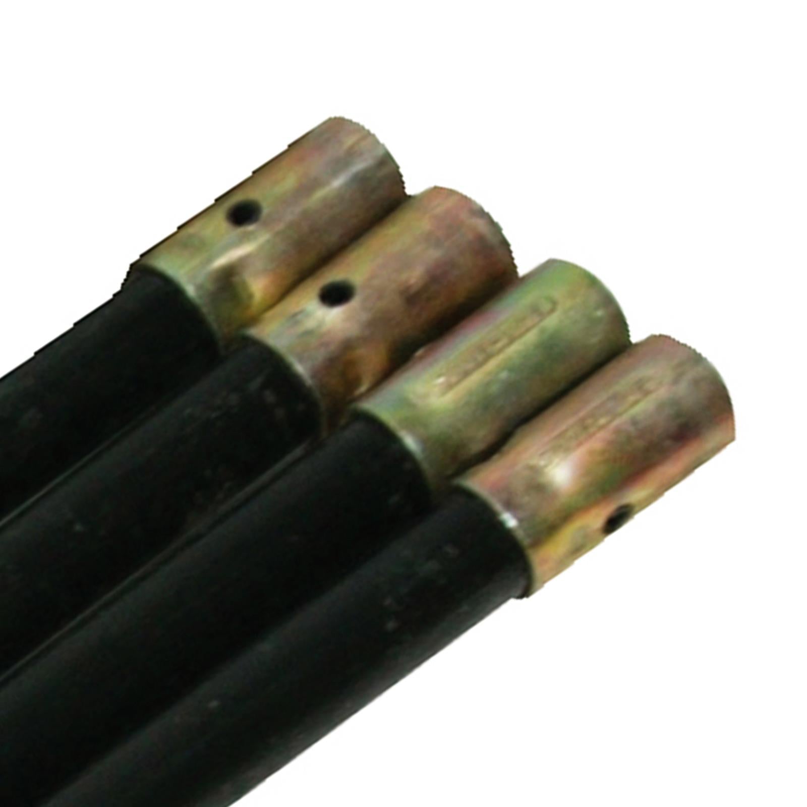 4Pce Drain Rods Set Extension Rod Set Universal Zinc-Plated Joints New