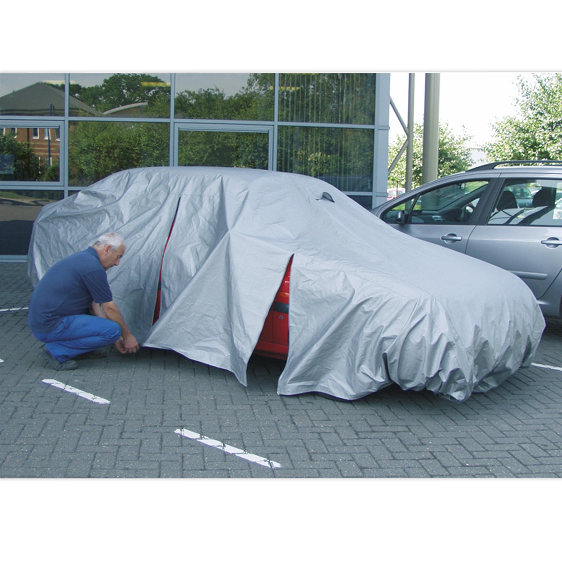 Sealey CCEM Car Cover Lightweight Medium 4060 x 1650 x 1220mm