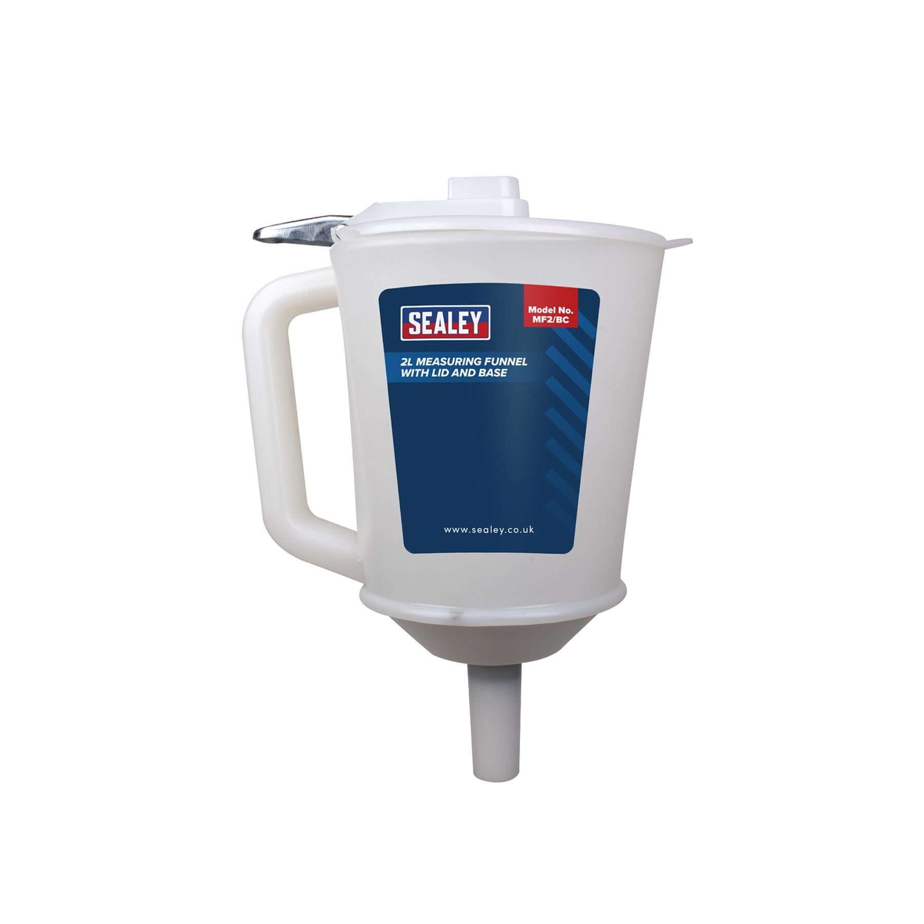 Sealey Measuring Funnel with Lid and Base 2L