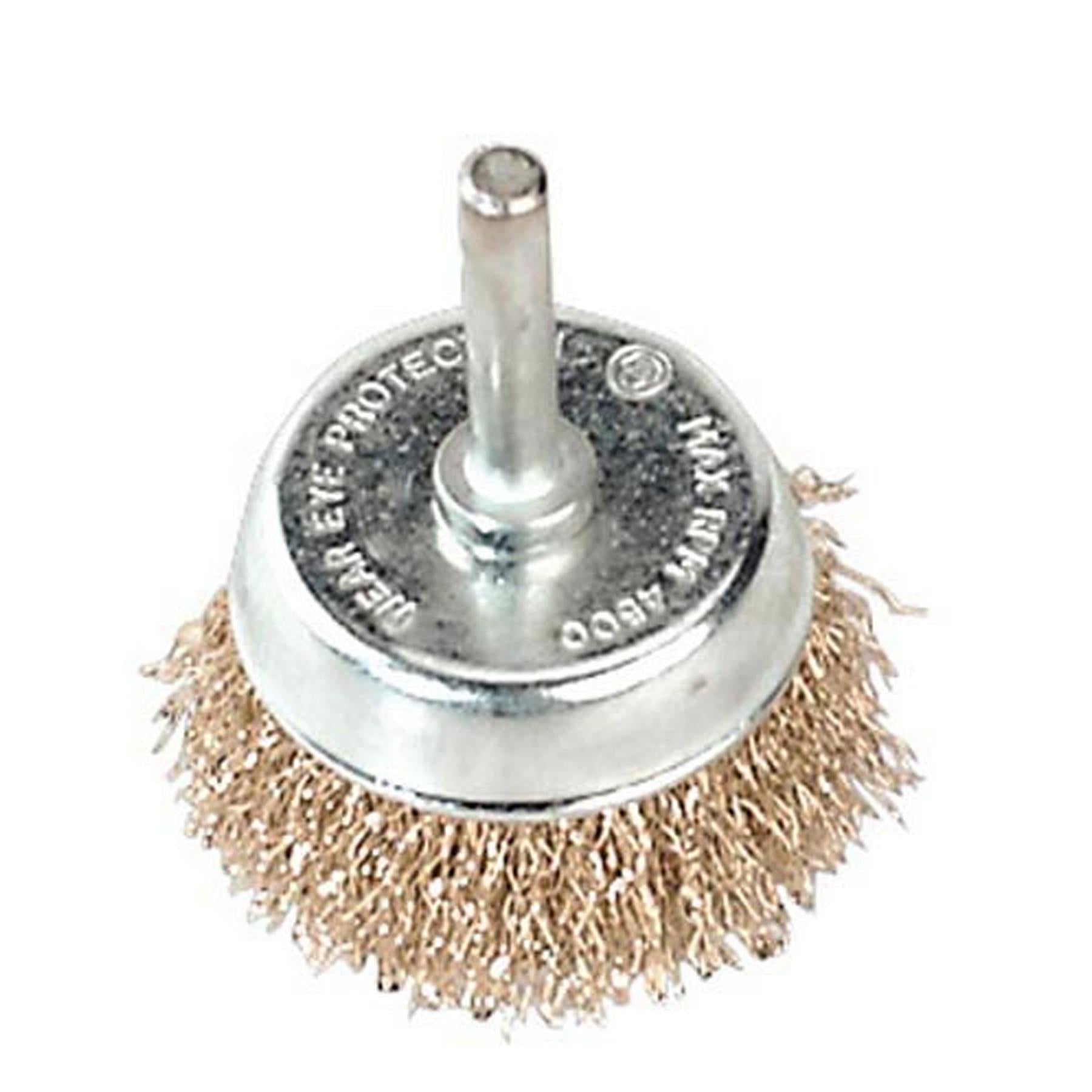 Sealey Wire Cup Brush 50mm with 6mm Shaft