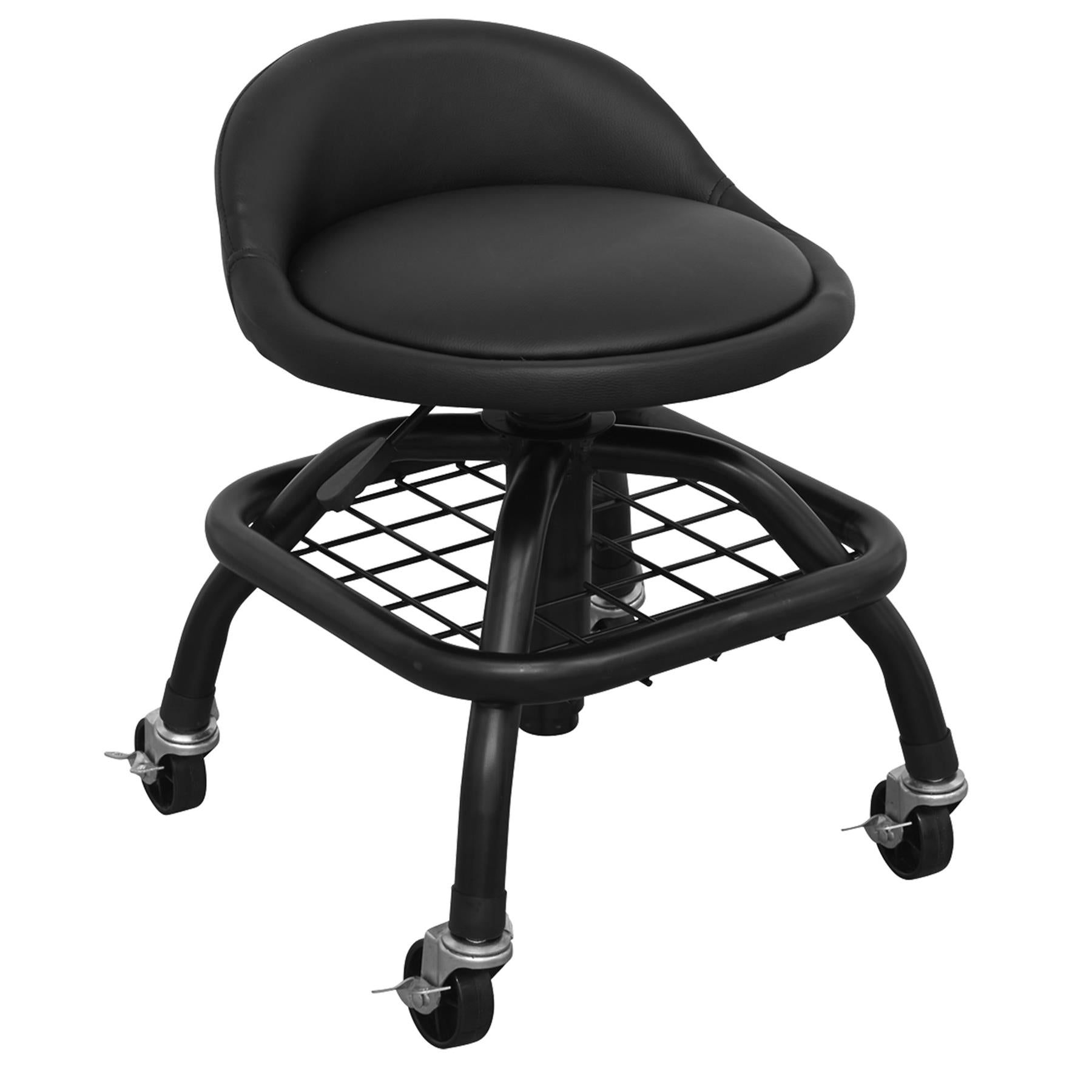 Sealey Creeper Stool Pneumatic w/ Adj. Ht. Swivel Seat & Back Rest