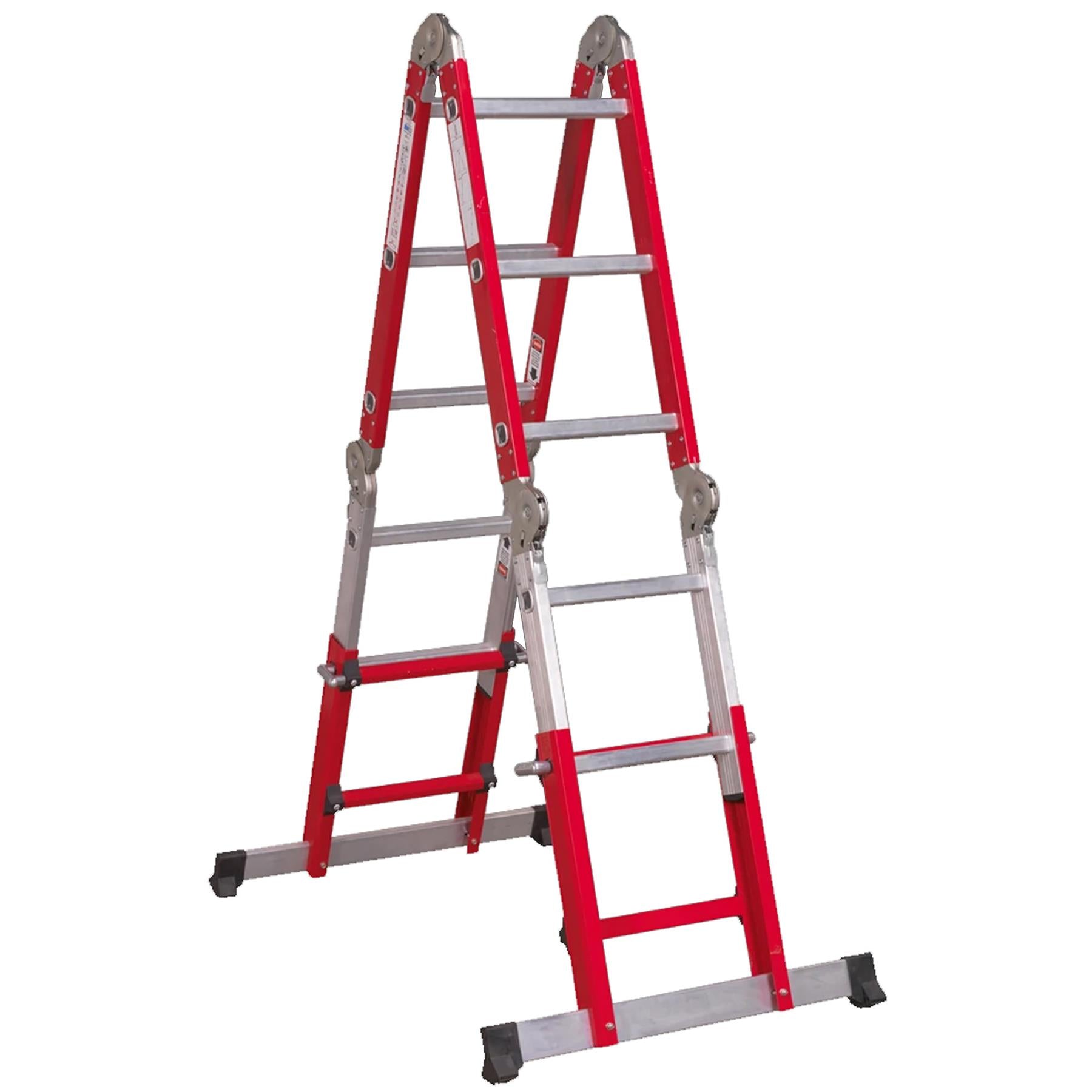 Sealey Aluminium Multipurpose Ladder EN 131 Adjustable Height