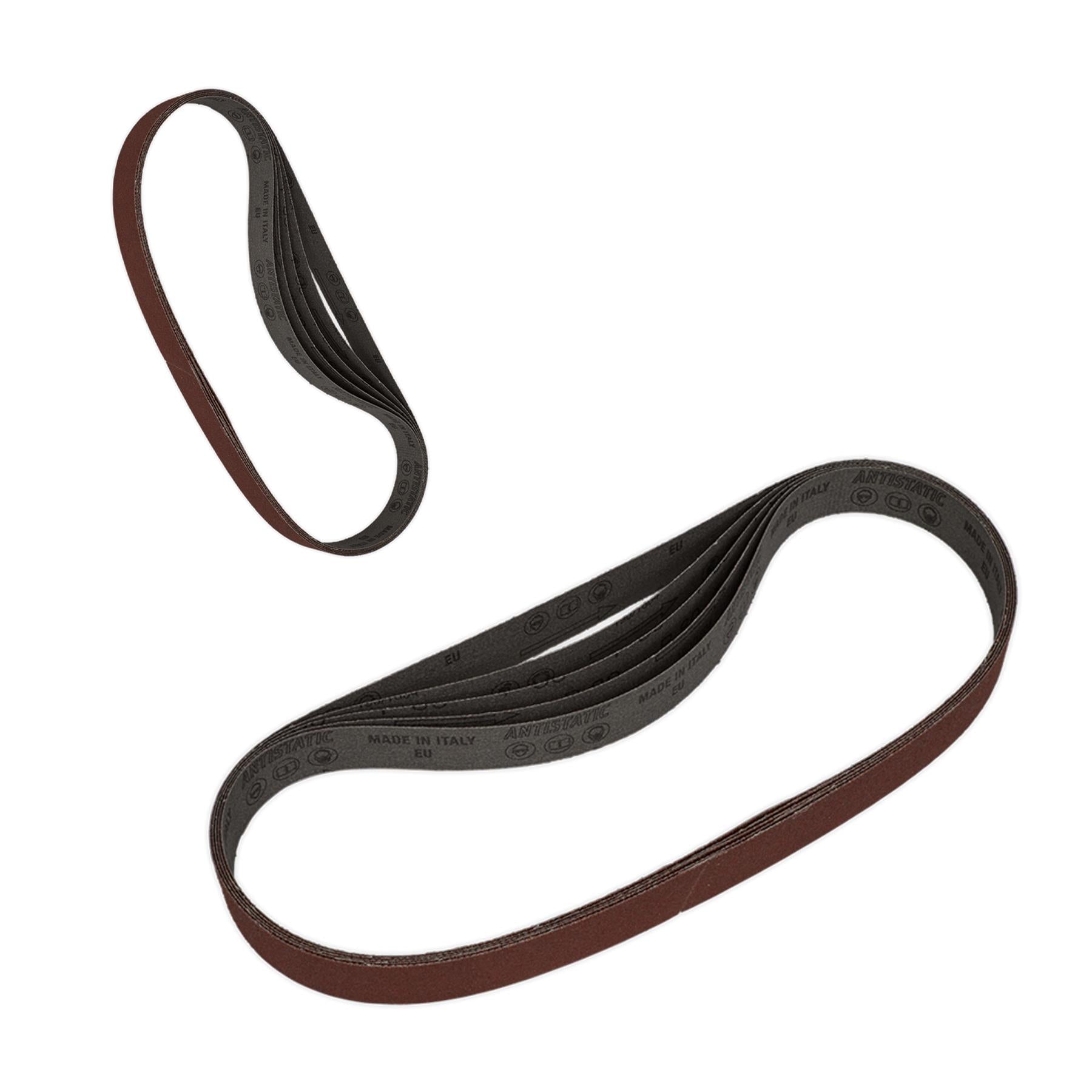 Sealey Sanding Belt 25 x 762mm 80Grit Pack of 5