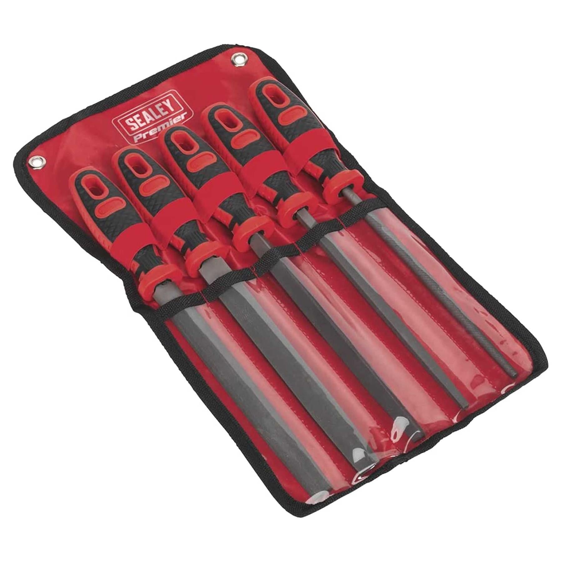 Sealey Smooth Cut Engineer�s File Set 5pc 200mm