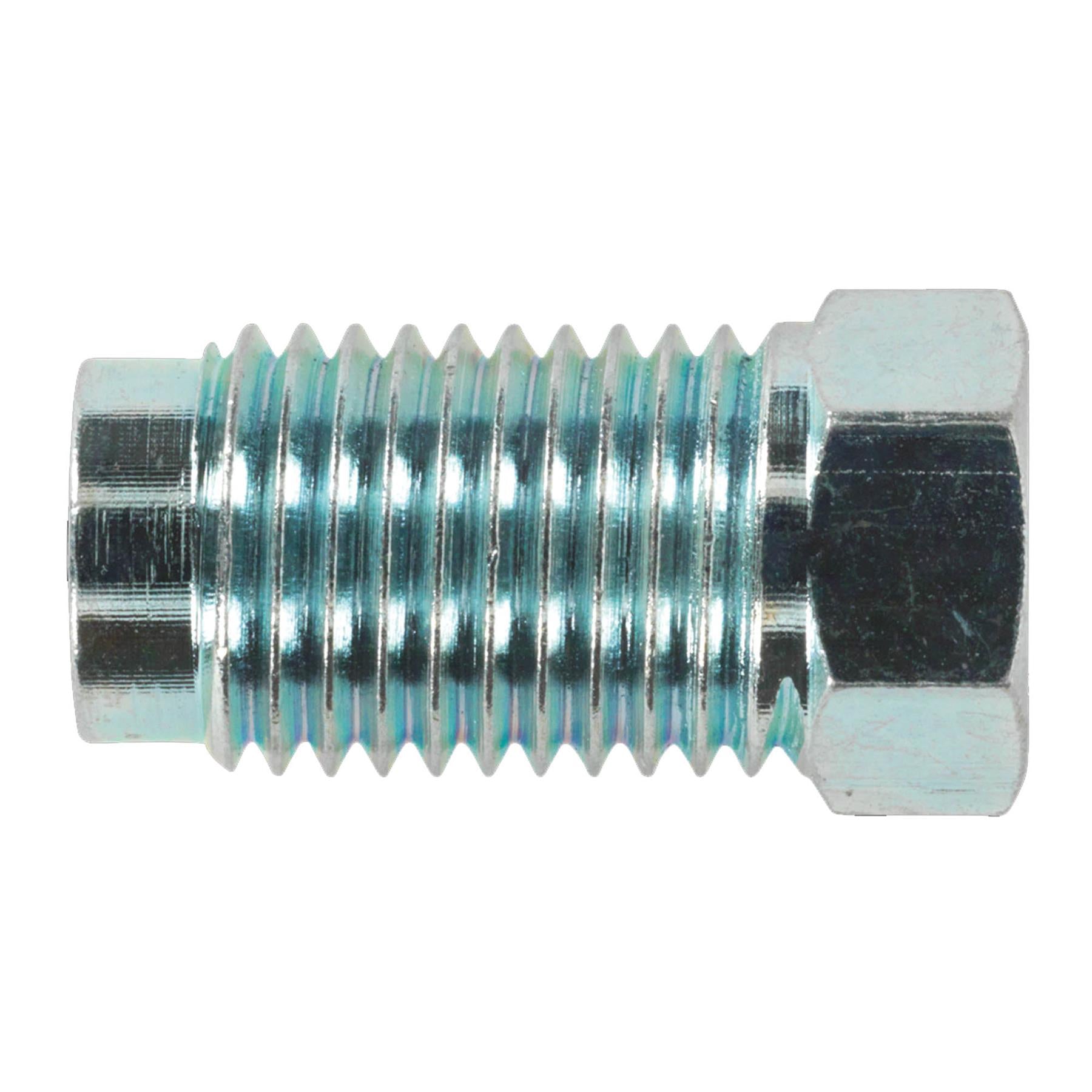 Sealey Brake Pipe Nut 7/16"UNFx20tpi Male 1/4" Pipe SAE Pk of 10