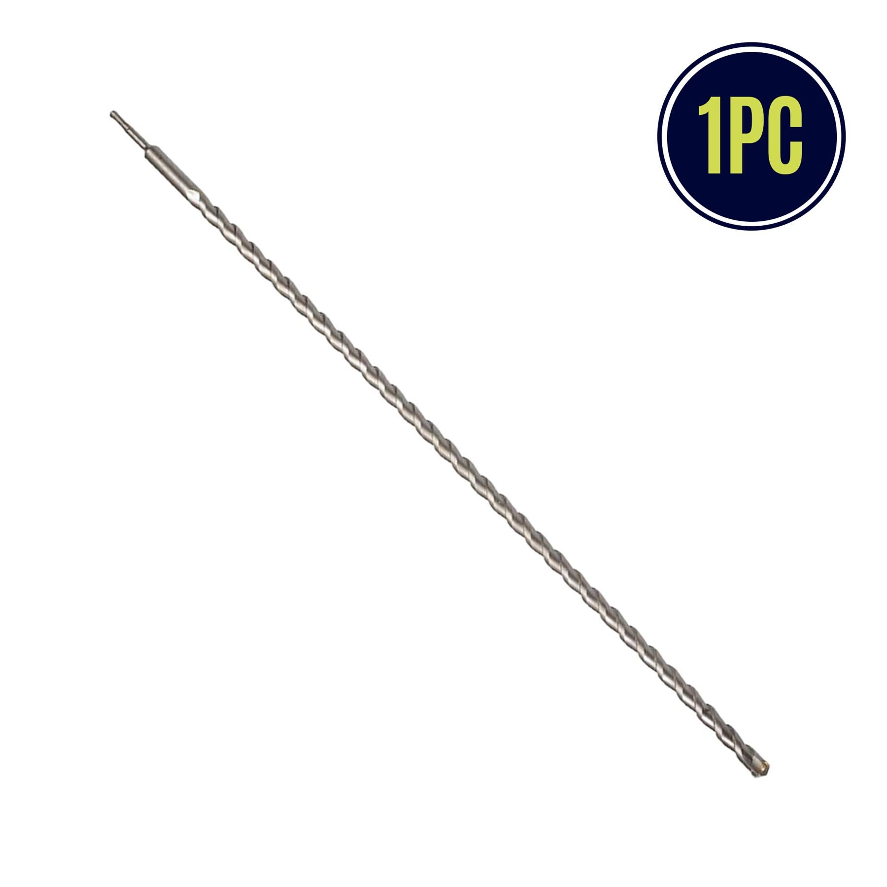 SDS+ PLUS MASONRY DRILL BIT 10 x 600mm, TUNGSTEN CARBIDE TIP, FOR STONE CONCRETE BRICK