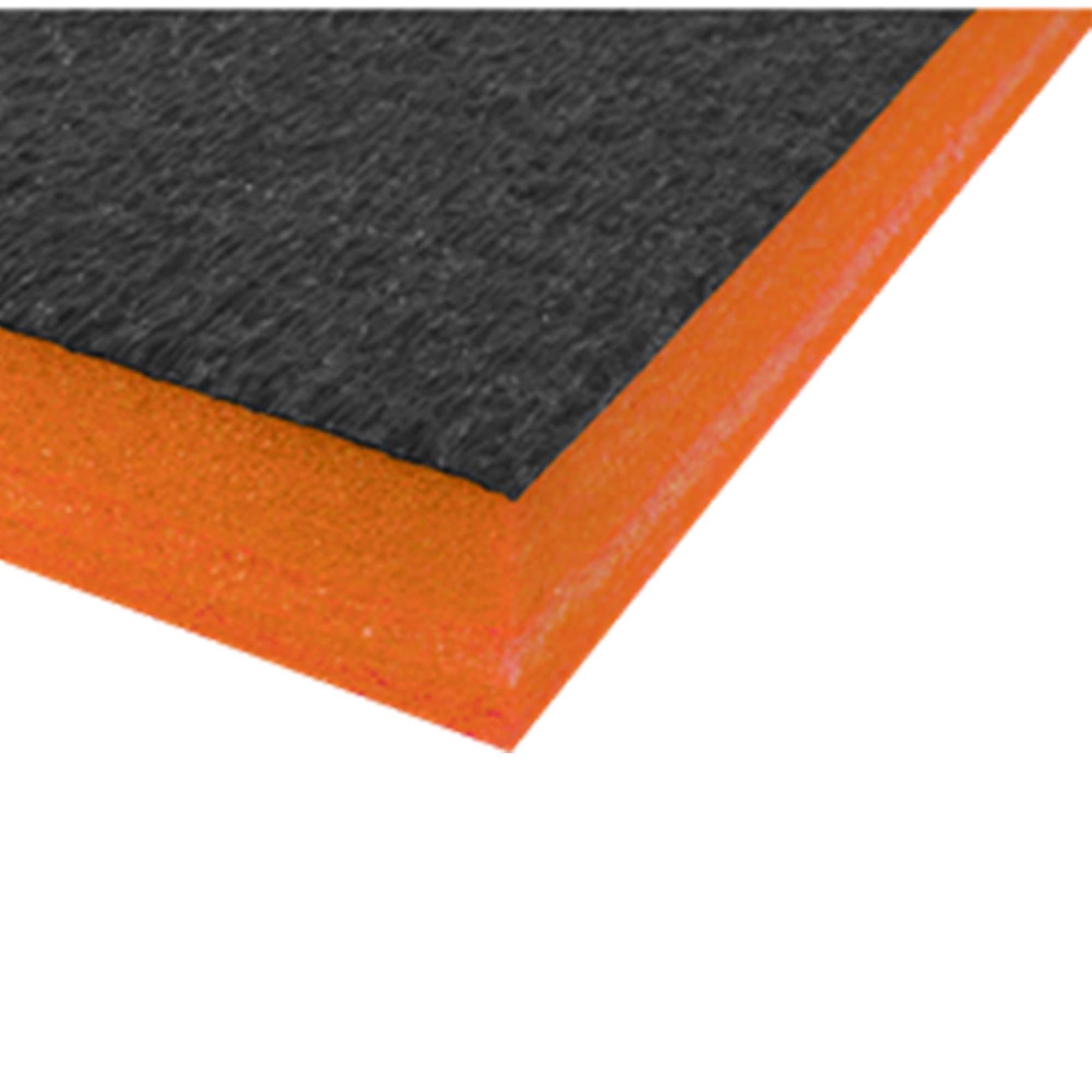 Sealey Easy Peel Shadow Foam Orange/Black 1200 x 550 x 50mm