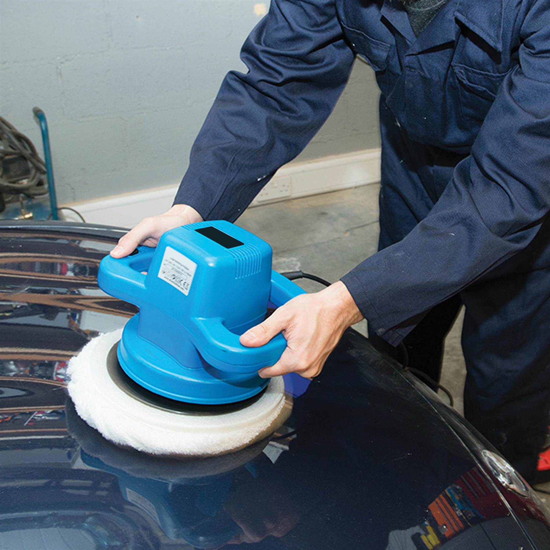 Professional 2Pcs 240mm Polishing Buffing Bonnets Electric Car Polisher Tool