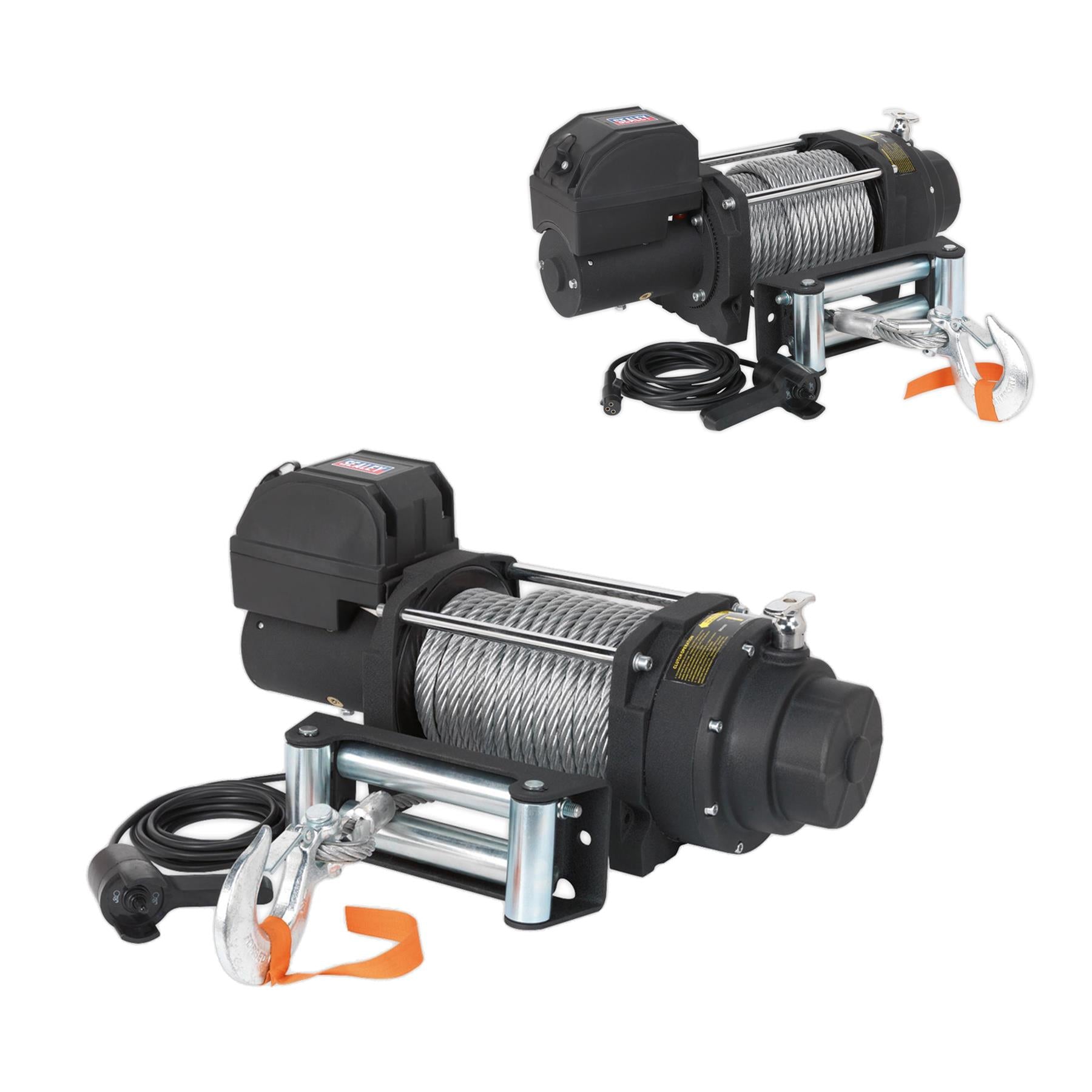 Sealey Recovery Winch 8180kg (18000lb)Line Pull 12V Industrial
