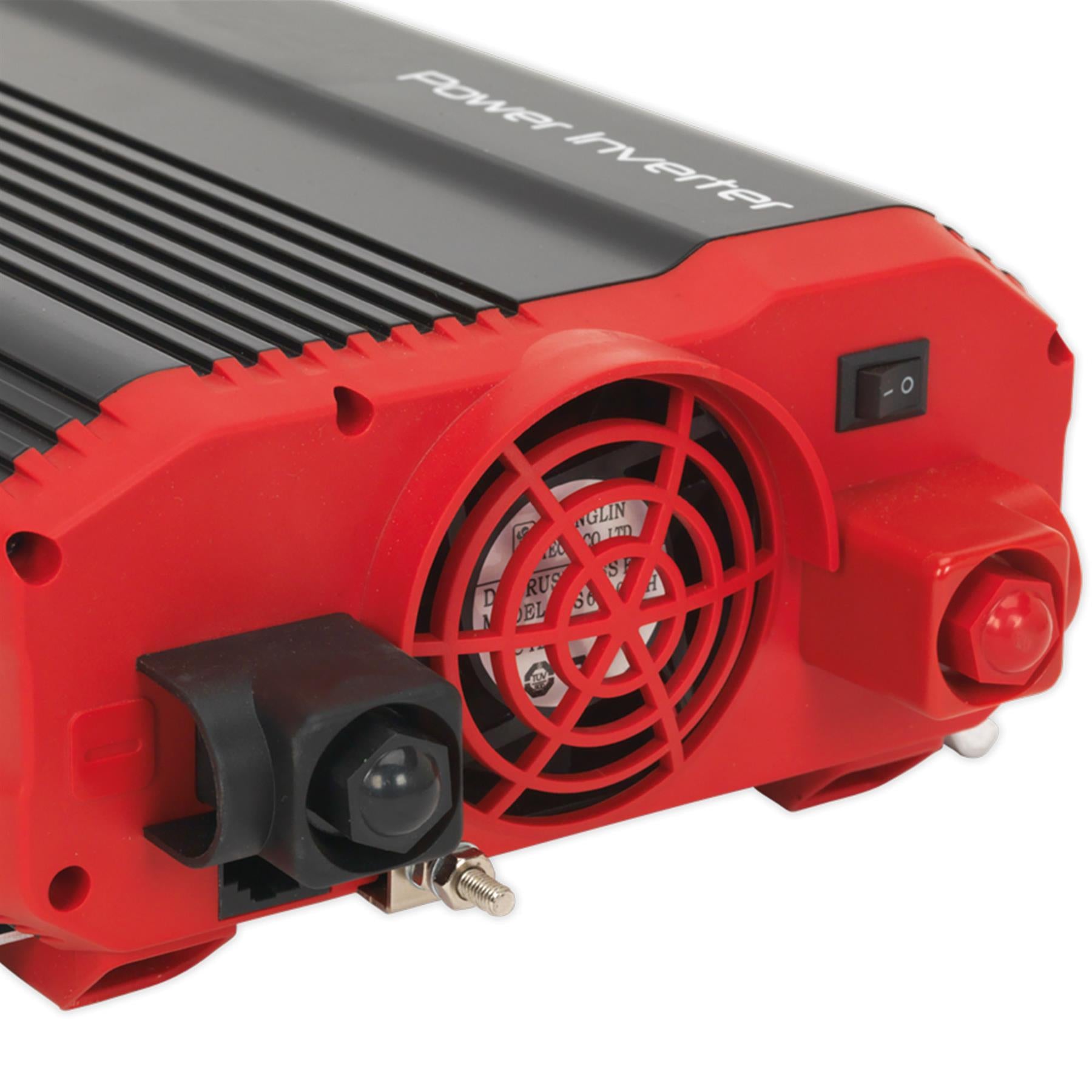 Sealey Power Inverter Modified Sine Wave 1100W 12V DC - 230V 50Hz