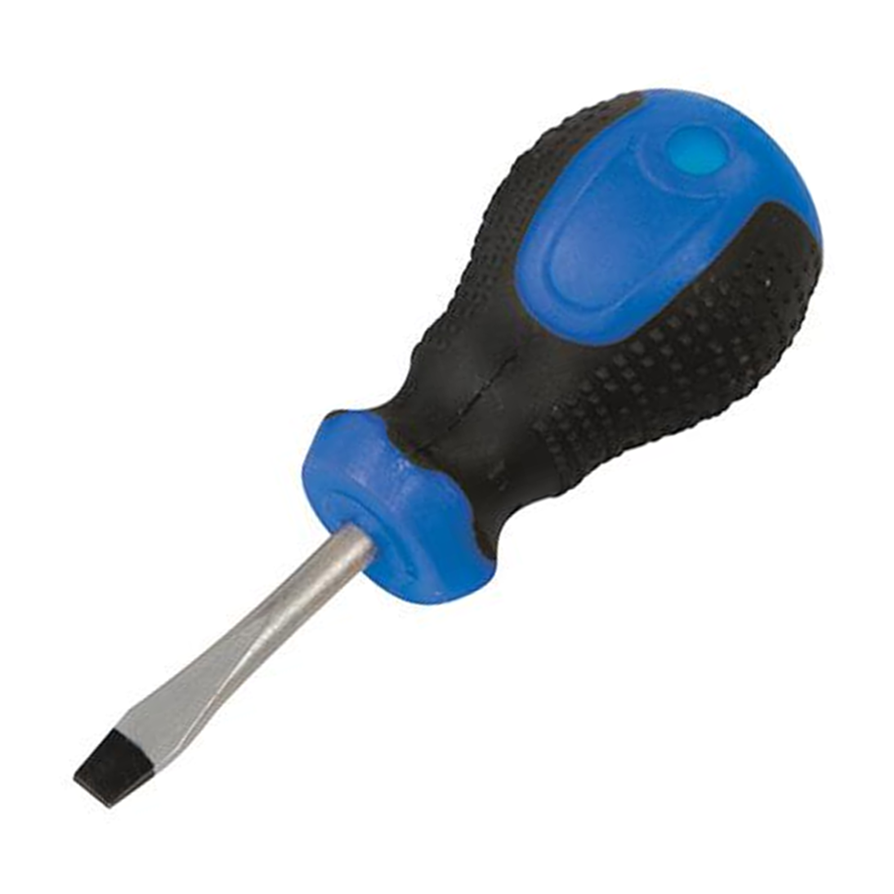 4Pce Stubby Screwdriver Set Chrome Vanadium Steel With Soft-Grip Handles