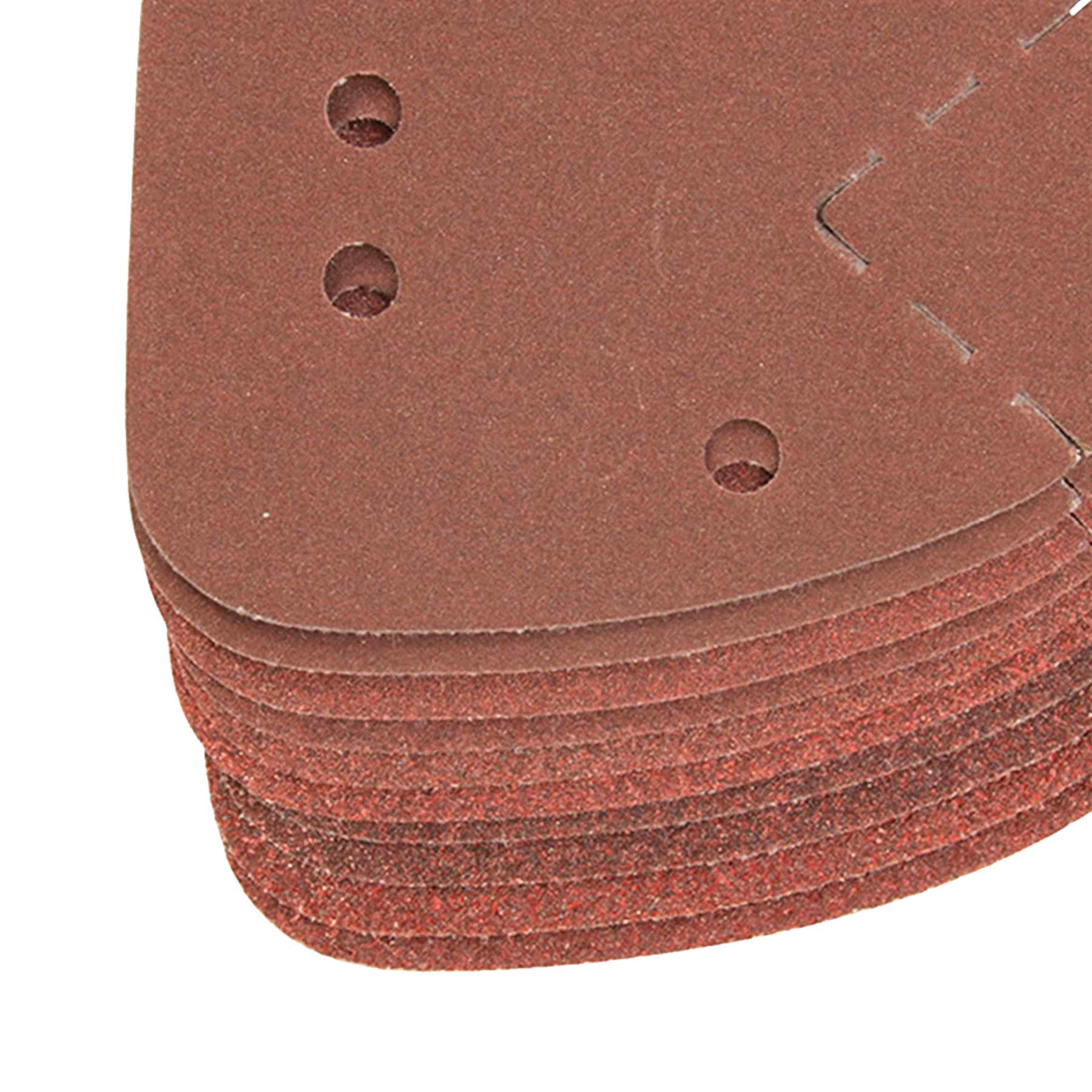 Hook & Loop Detail Sander Sheets & Tips 140mm 10Pk