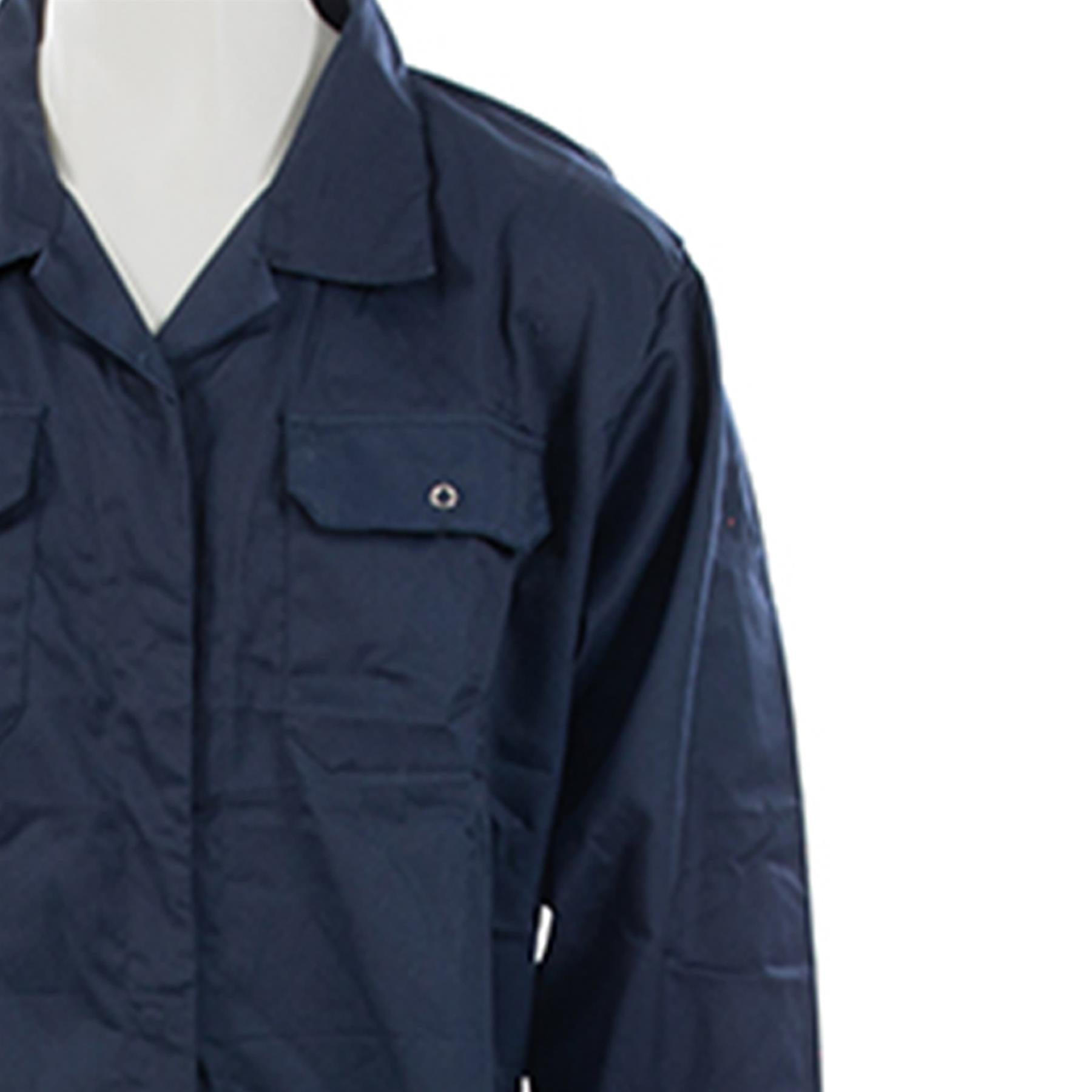 Boilersuit Navy XL 116cm (46") Navy Blue Overalls W/ Elasticated Waist Pockets
