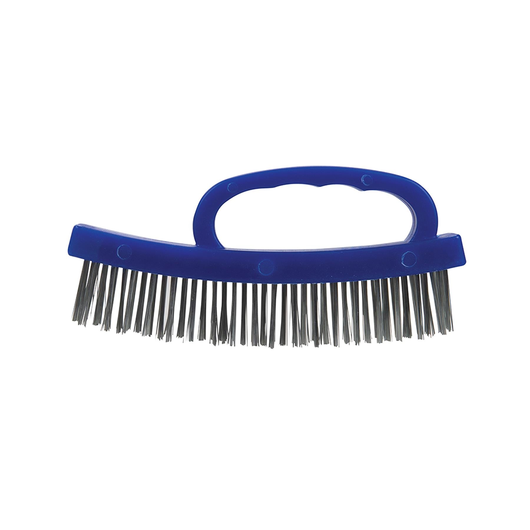 2 X D-Handle Hand Wire Brush For Removing Rust Metal Cleaning Heavy Duty Handle