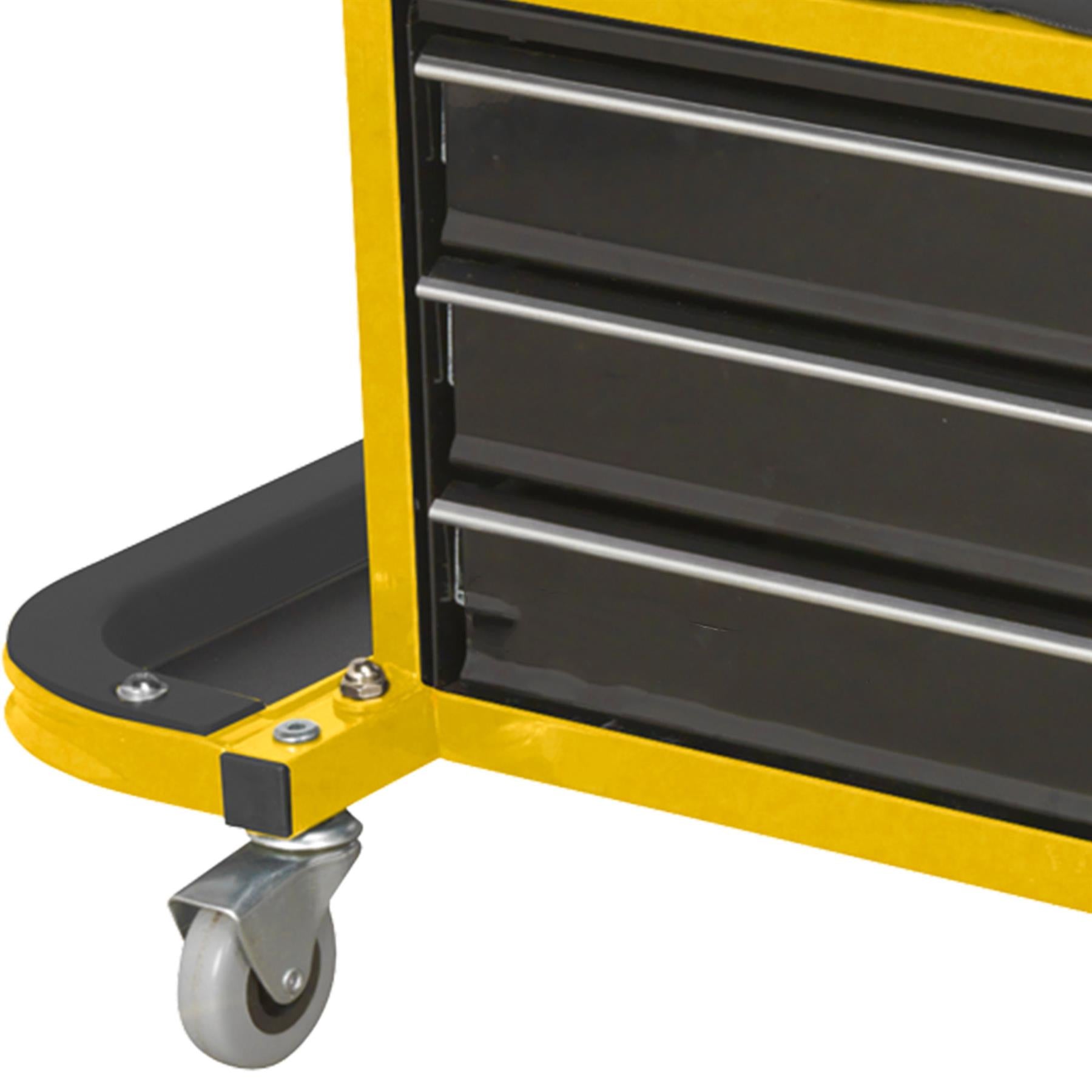 Sealey Mechanic's Utility Seat & Toolbox - Yellow
