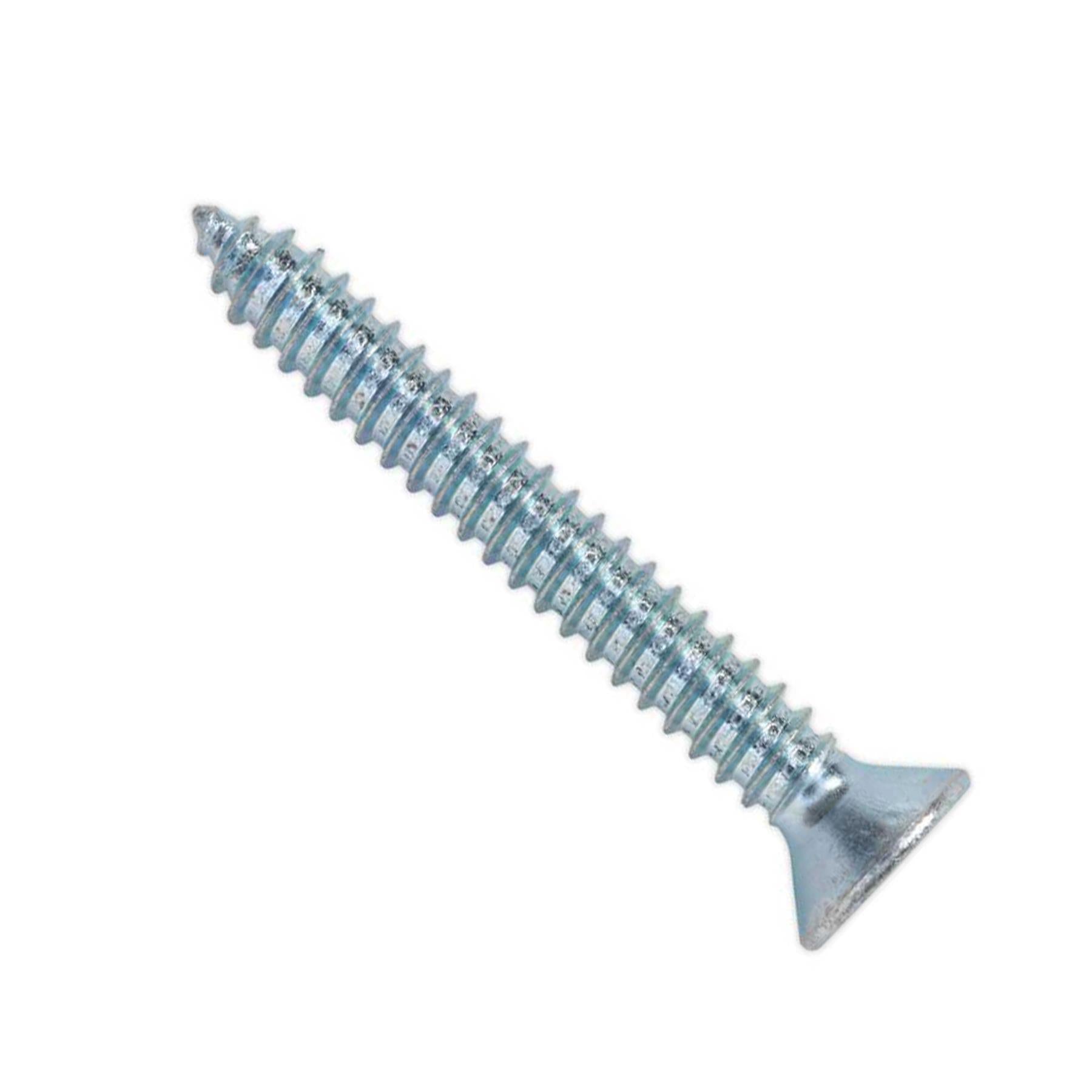 Sealey Self Tapping Screw 6.3 x 51mm Countersunk Pozi Pack of 100