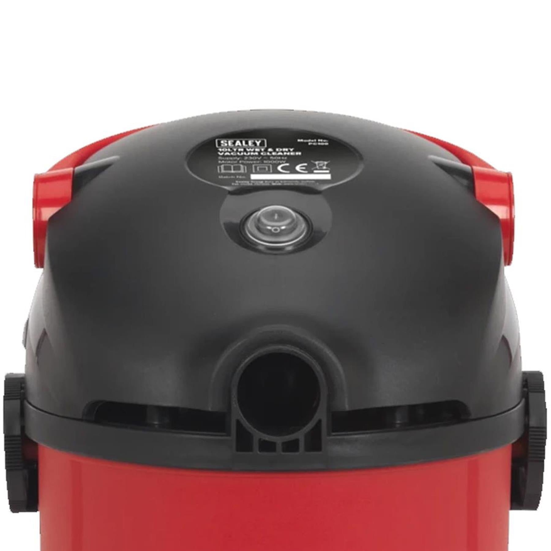 Sealey Vacuum Cleaner Wet & Dry 10L 1000W/230V
